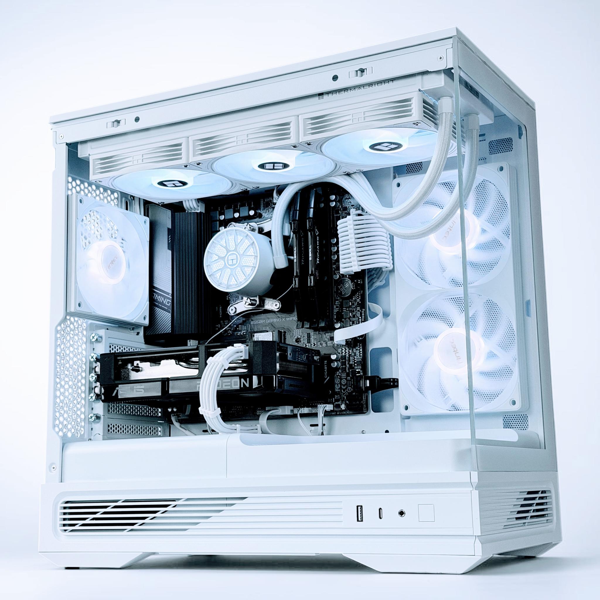 🌬️🌨️Gaming PC❄️ AMD RX 7900 GRE 16GB❄️ Intel 13500T 14 core❄️ 32GB DDR4❄️ 1TB NVME