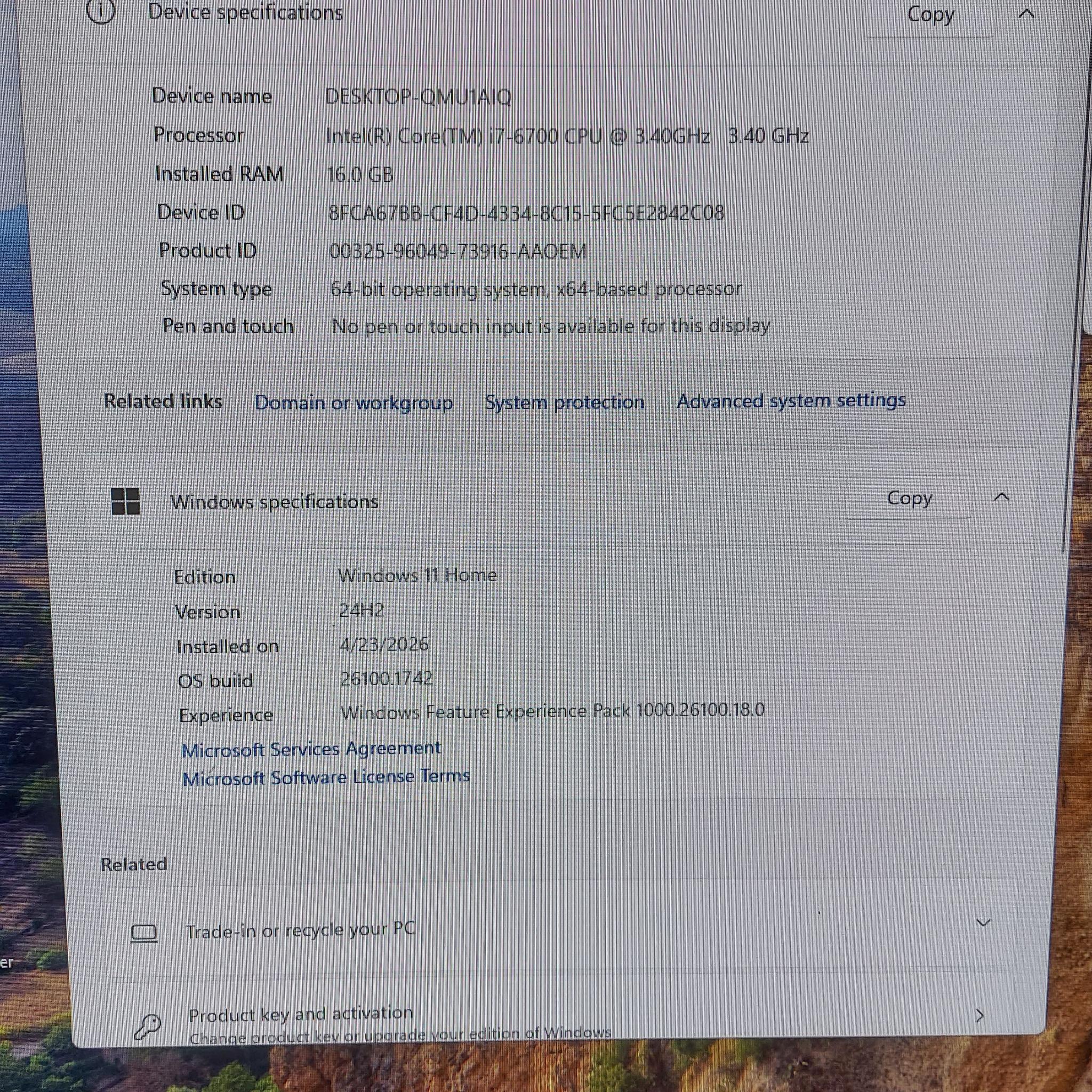 Dell XPS 8910 Gaming PC, i7-6700, RX 5500 4GB, 16GB RAM, 200gb SSD, 1TB HDD