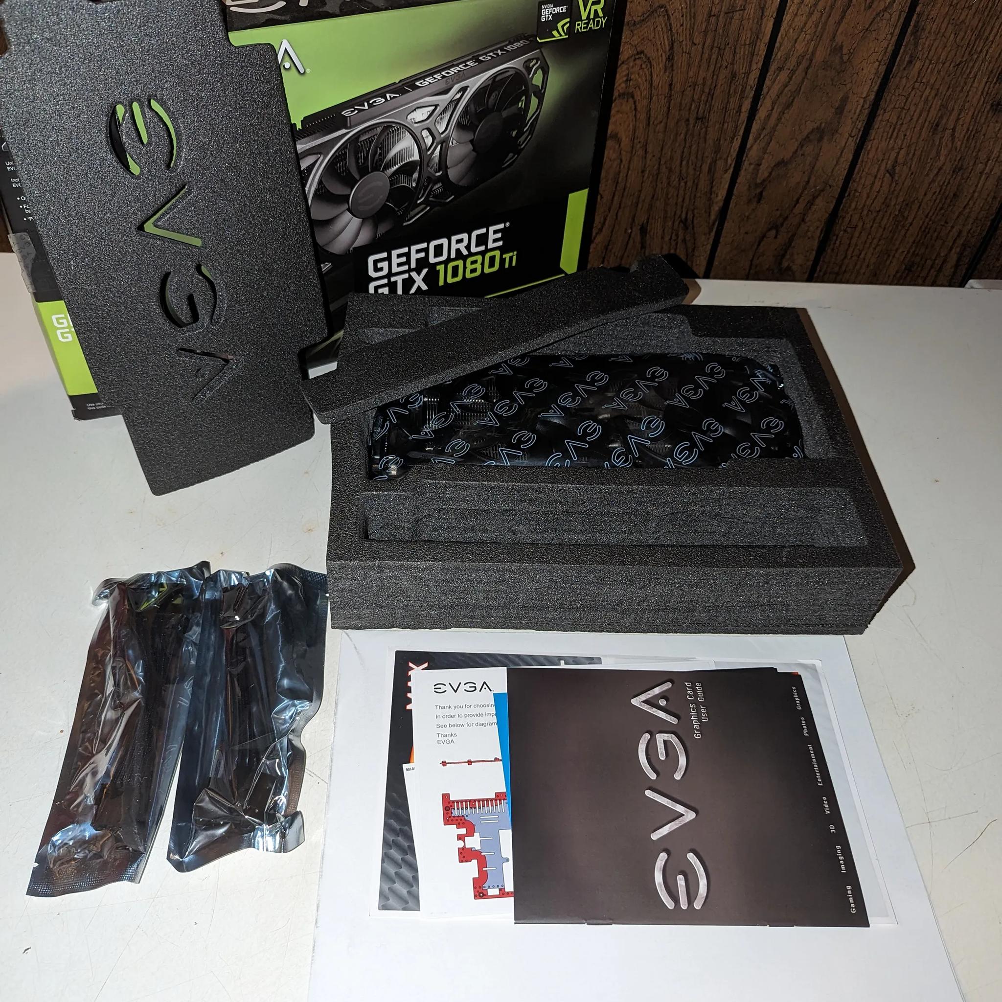 EVGA GeForce GTX 1080 Ti SC Black Edition 11GB GDDR5X Graphics Card (11G-P4-6391-KR)