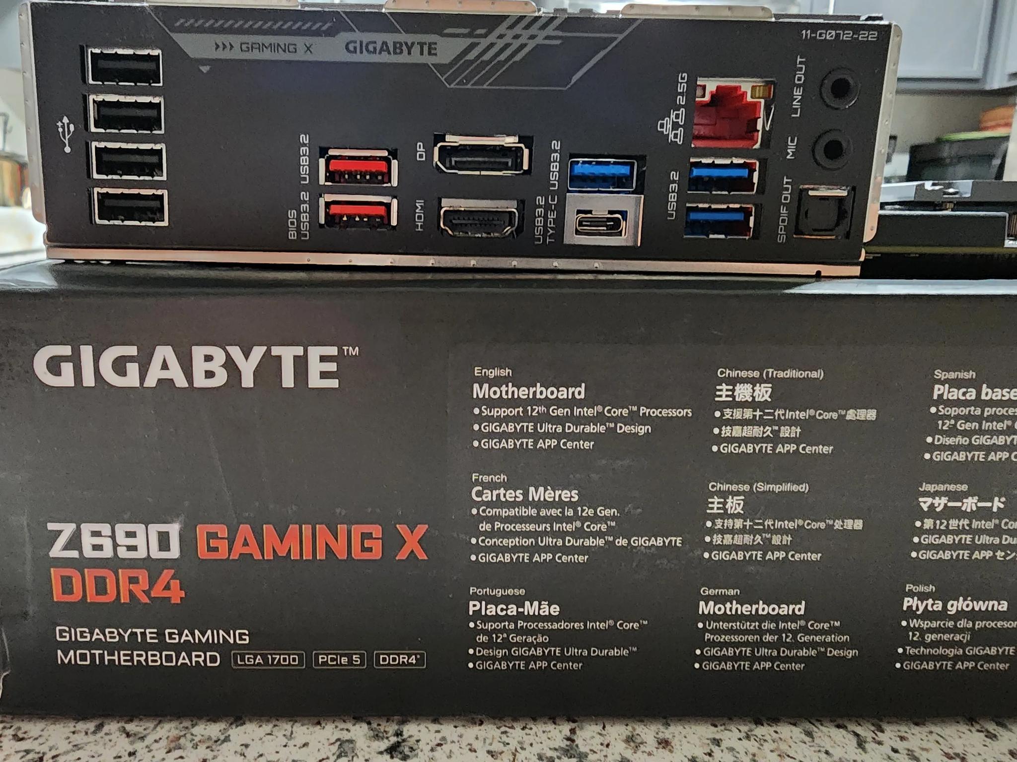 Gigabyte Z690 Gaming X DDR4