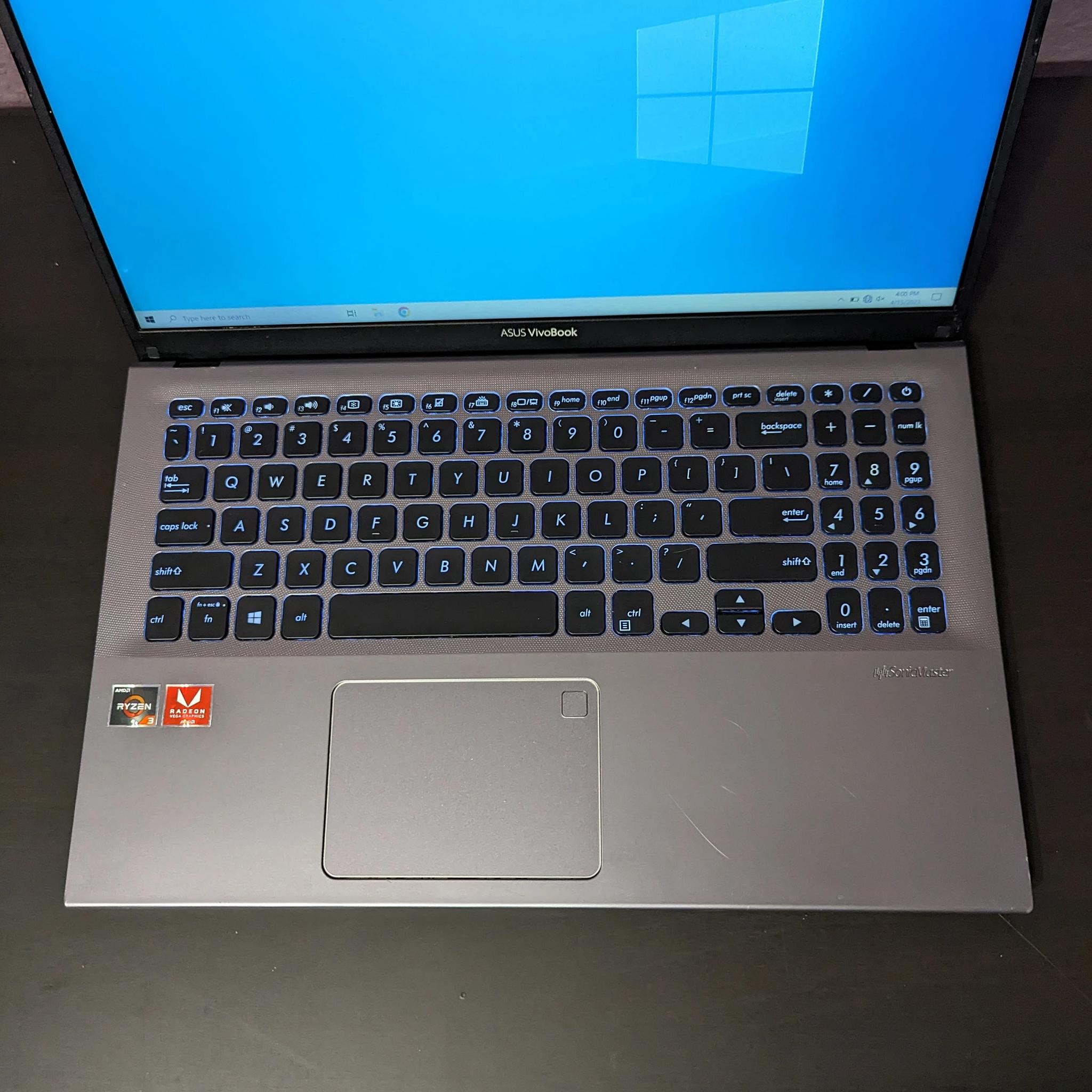 Asus VivoBook 15" Laptop | Ryzen 3, 8GB, 256GB SSD