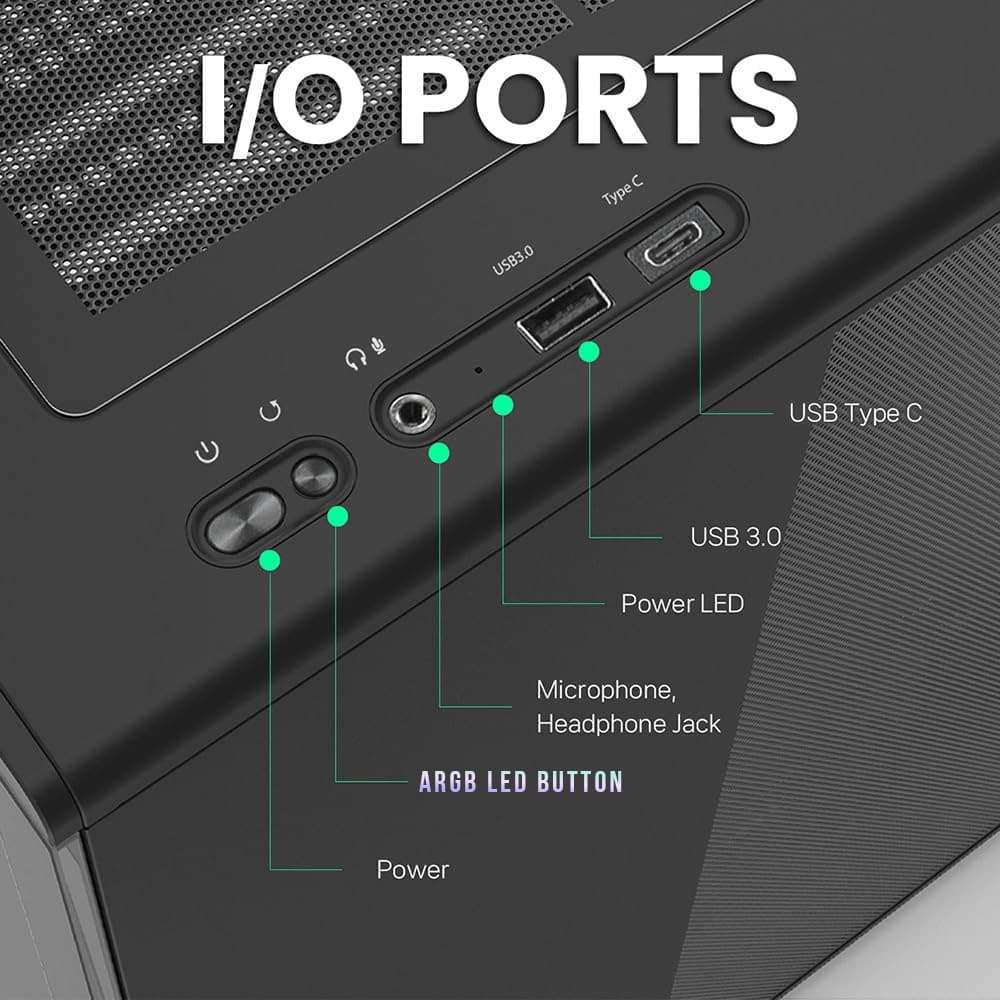 🛸 Gaming PC | GeForce RTX 3060, Ryzen 5 5500, 16GB RAM, 1TB NVME M.2 SSD, WIFI, Win 11 Pro