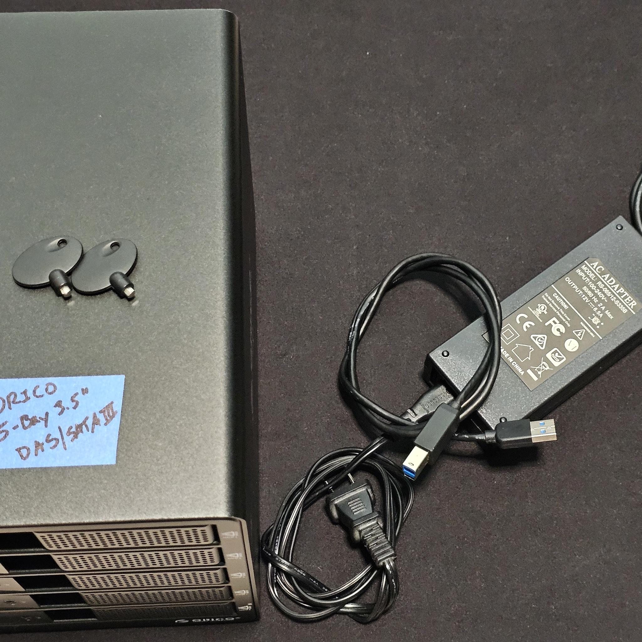 ORICO 5-Bay DAS 3.5" HDD SATA III USB 3.0 UASP