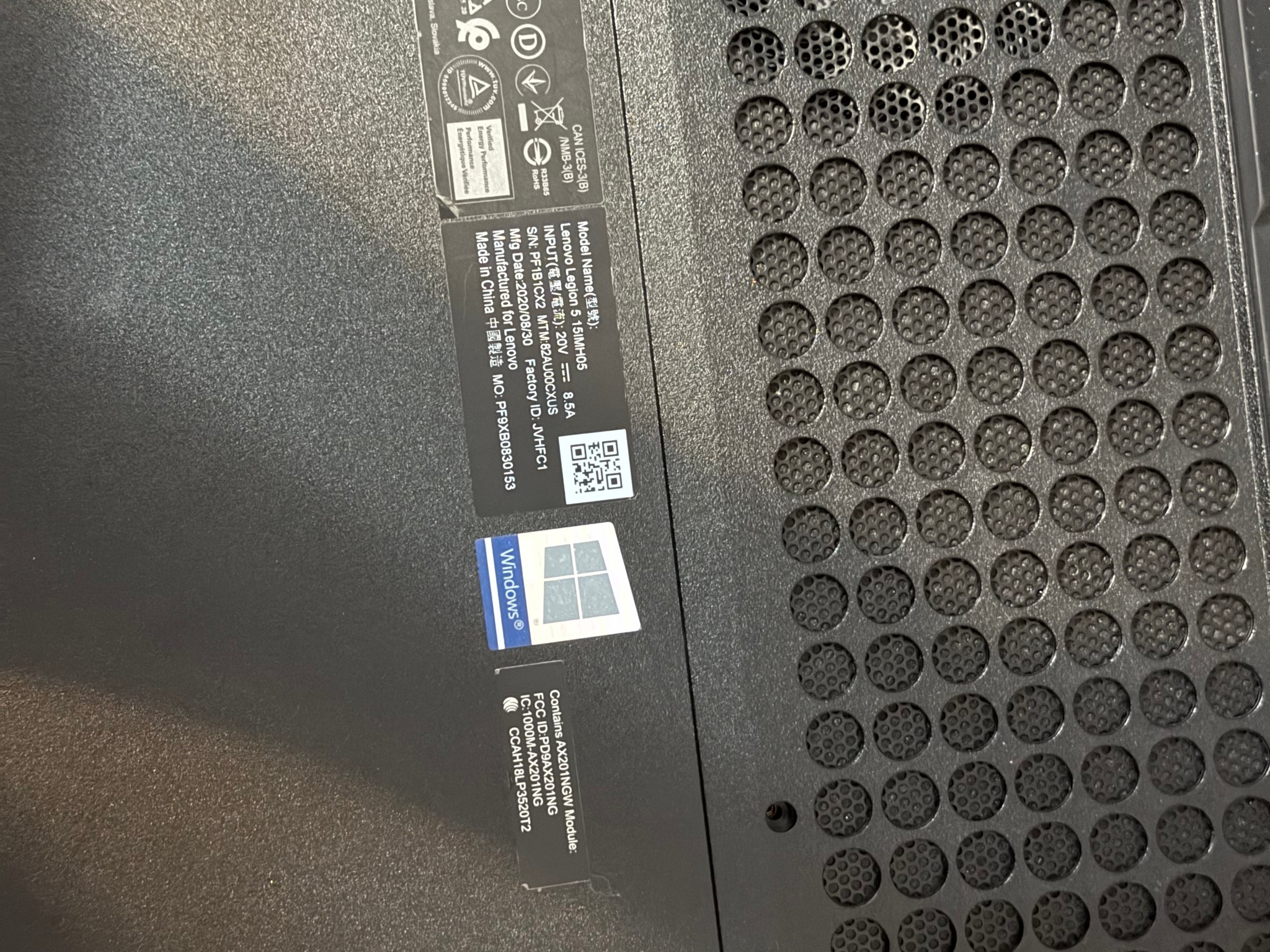 Lenovo Legion 5 15.6" Gaming Laptop | i5-10300H | GTX 1650 Ti | 16GB RAM | 500GB SSD