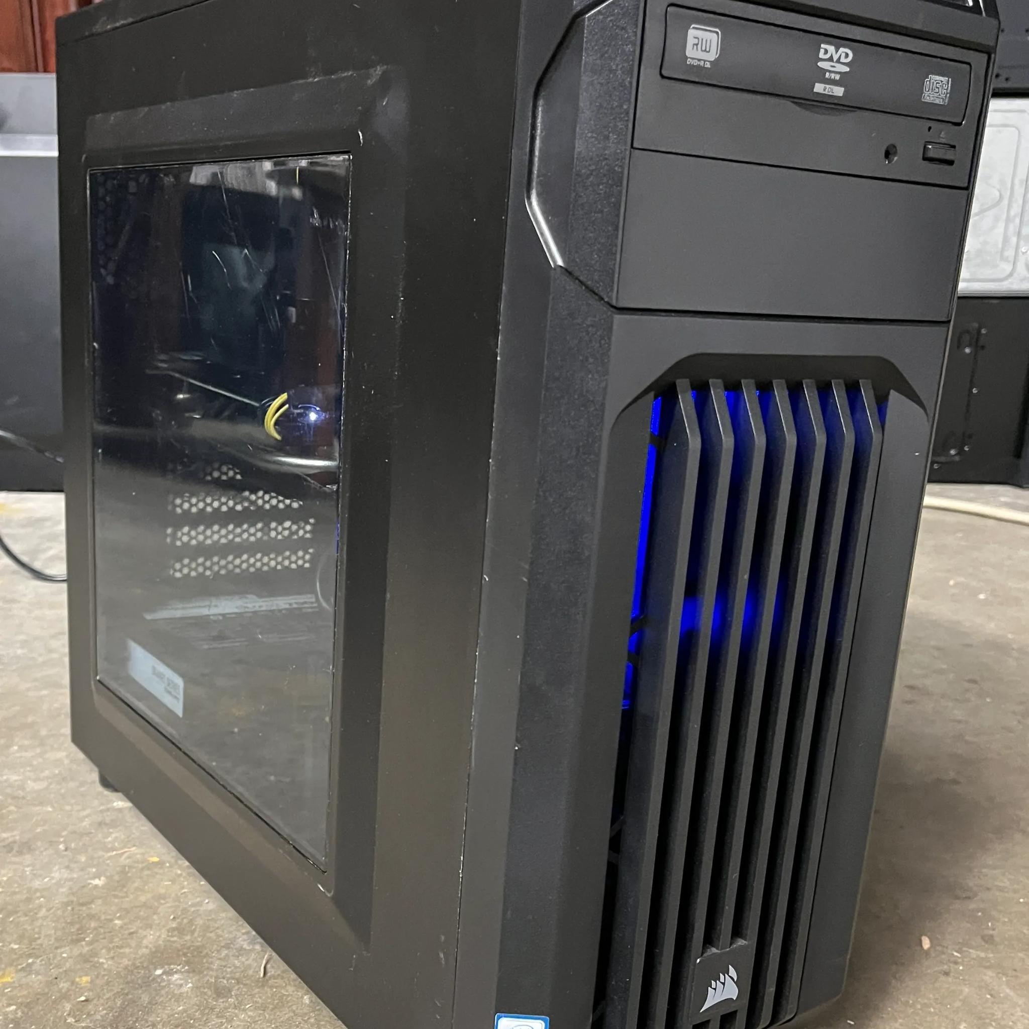 🖥️ Budget Gaming PC – GTX970,i7-4790K, 32GB RAM, 256GB SSD+1TB HDD Fast & Powerful (Minor Case Wear)