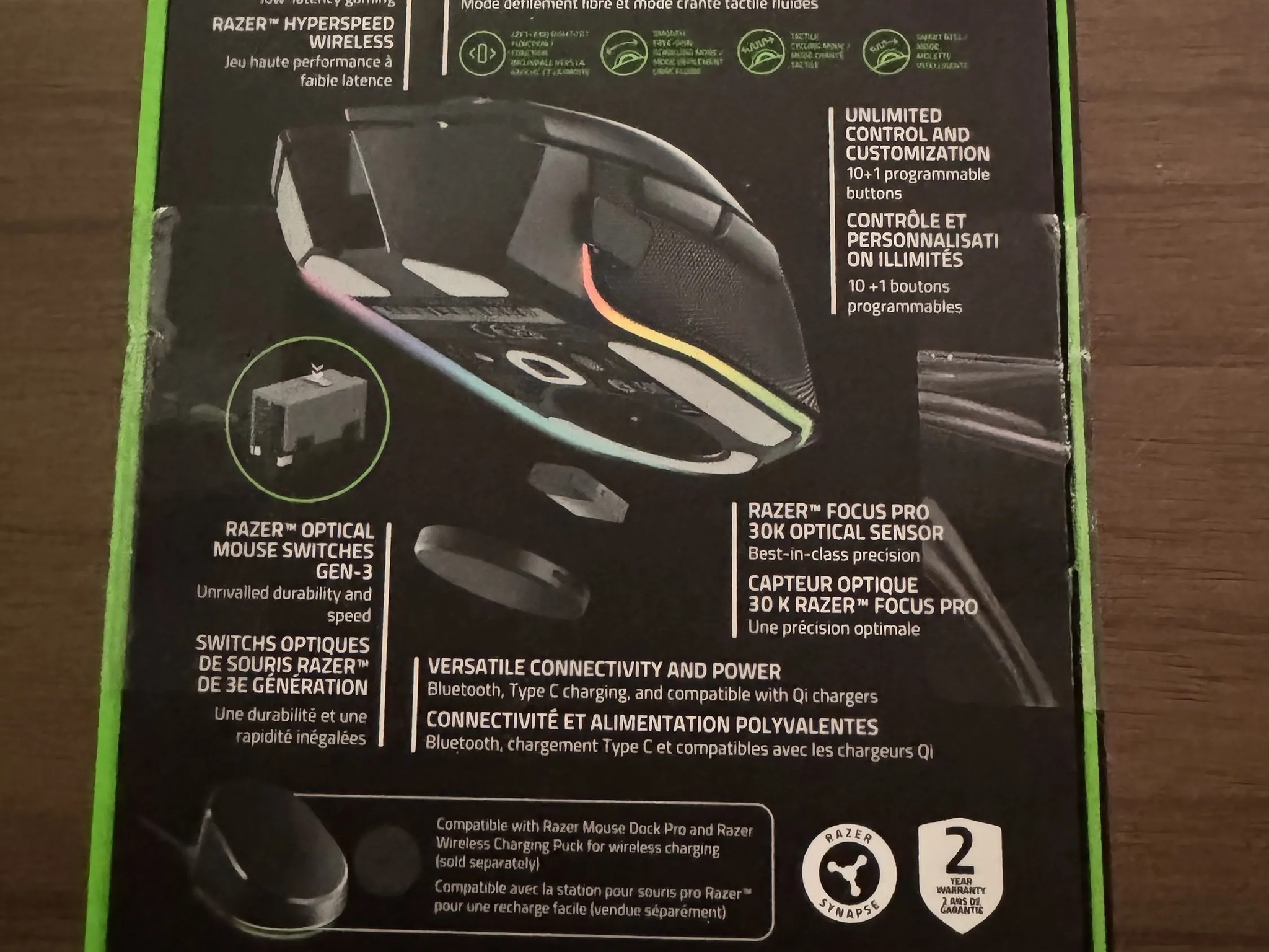Razer Basilisk V3 Pro + Razer Mouse Dock Pro