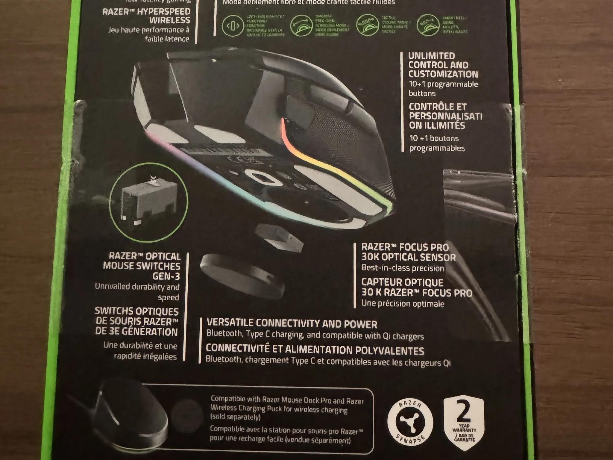 Razer Basilisk V3 Pro + Razer Mouse Dock Pro