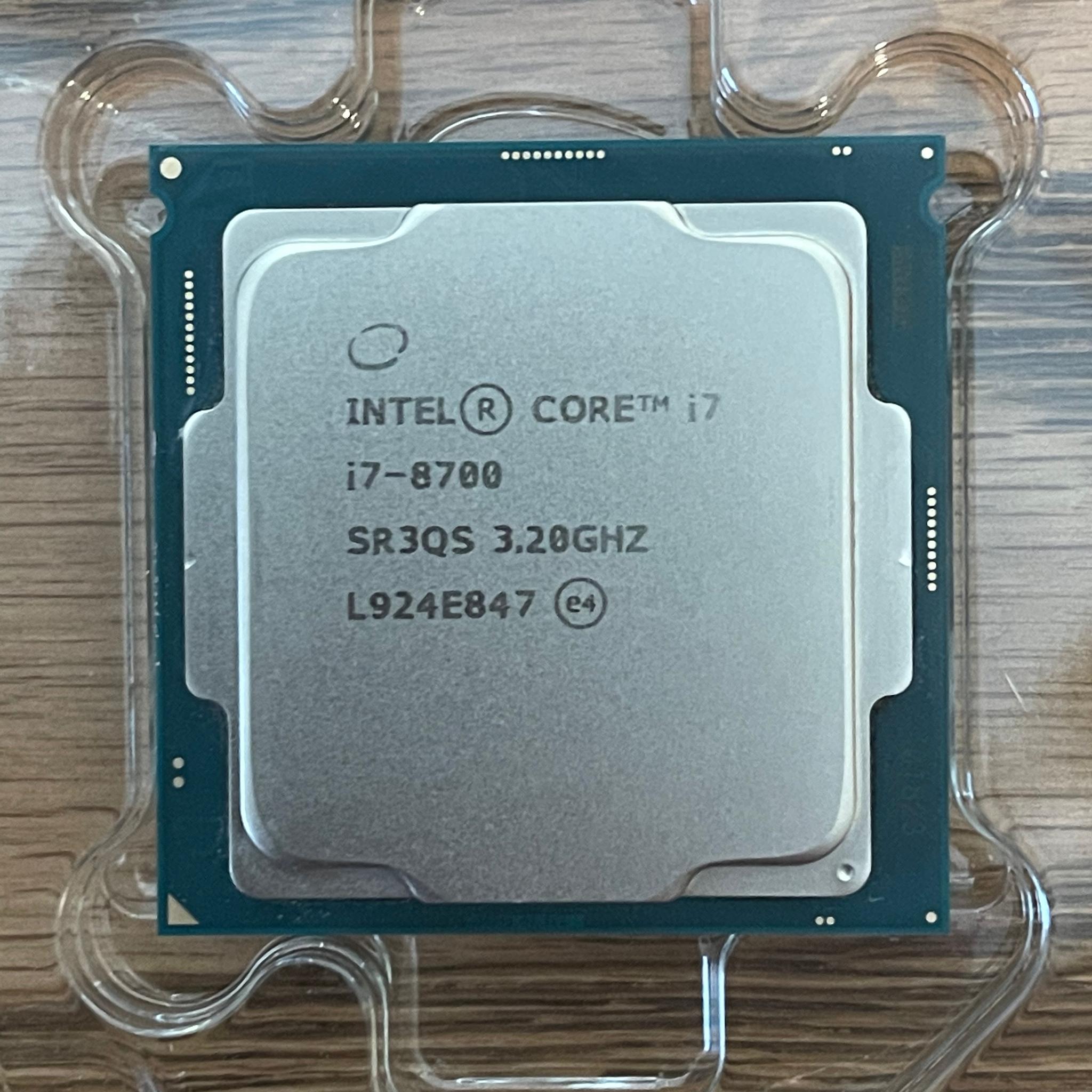 Used, Cleaned, Tested, i7-8700 CPU