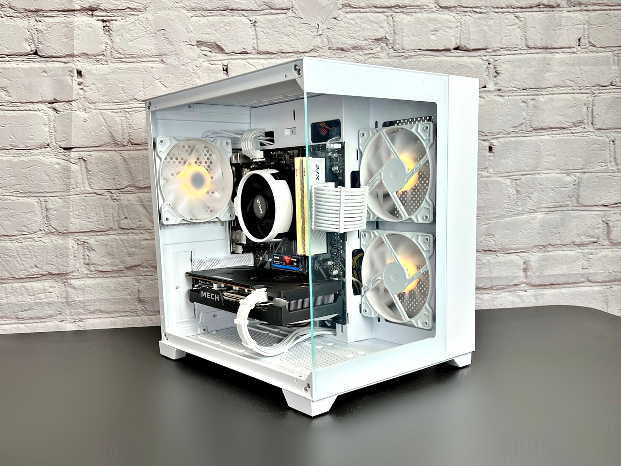 Ryzen 5 3600 RX 6600 16GB RAM 1TB M.2 Wifi 5 Bluetooth Window 10 Gaming PC