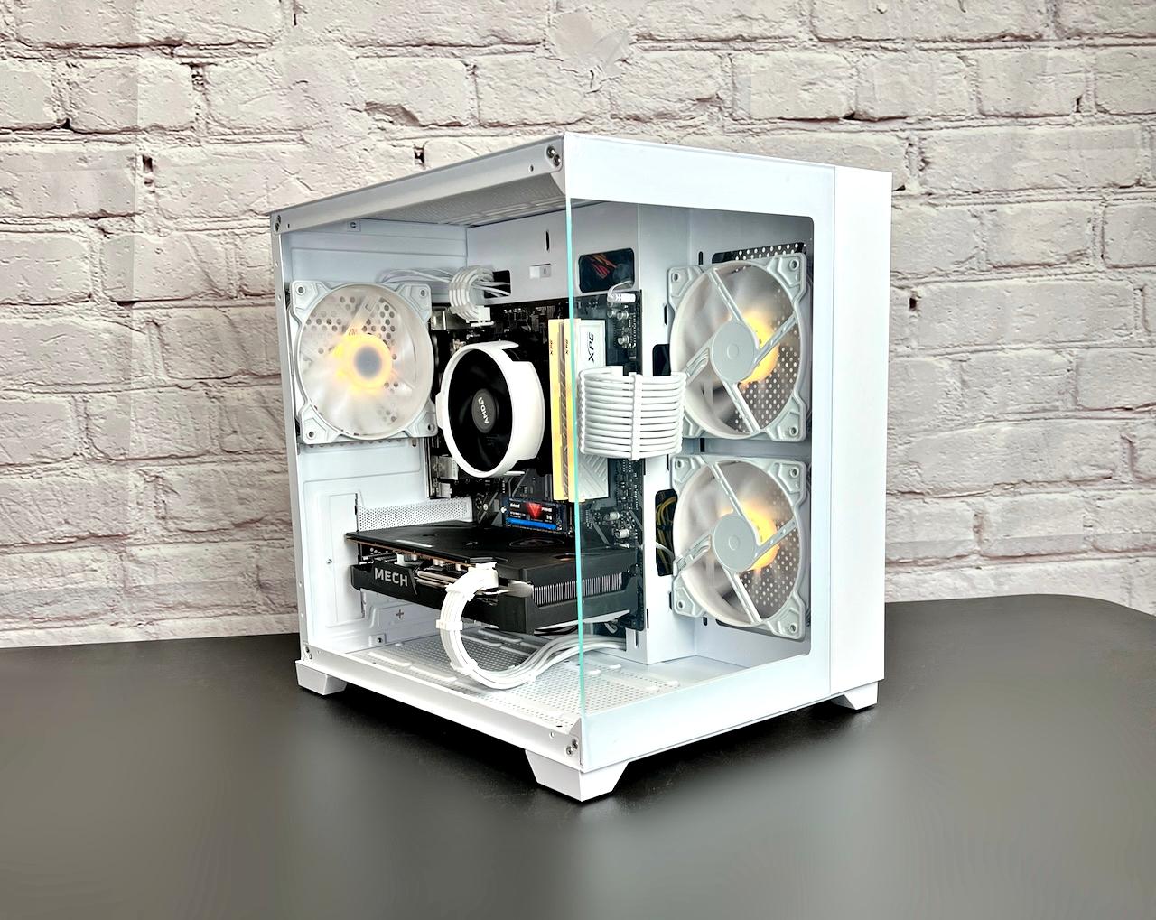 Ryzen 5 3600 RX 6600 16GB RAM 1TB M.2 Wifi 5 Bluetooth Window 10 Gaming PC