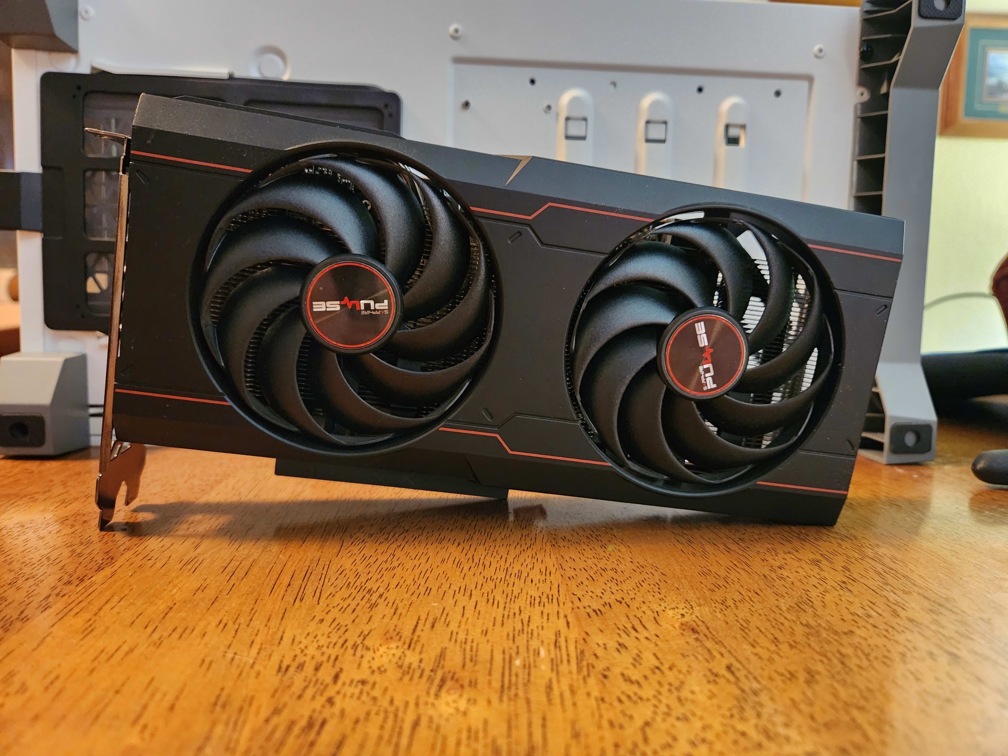 AMD RX 6600XT from Sapphire, 1080p gaming graphics card.