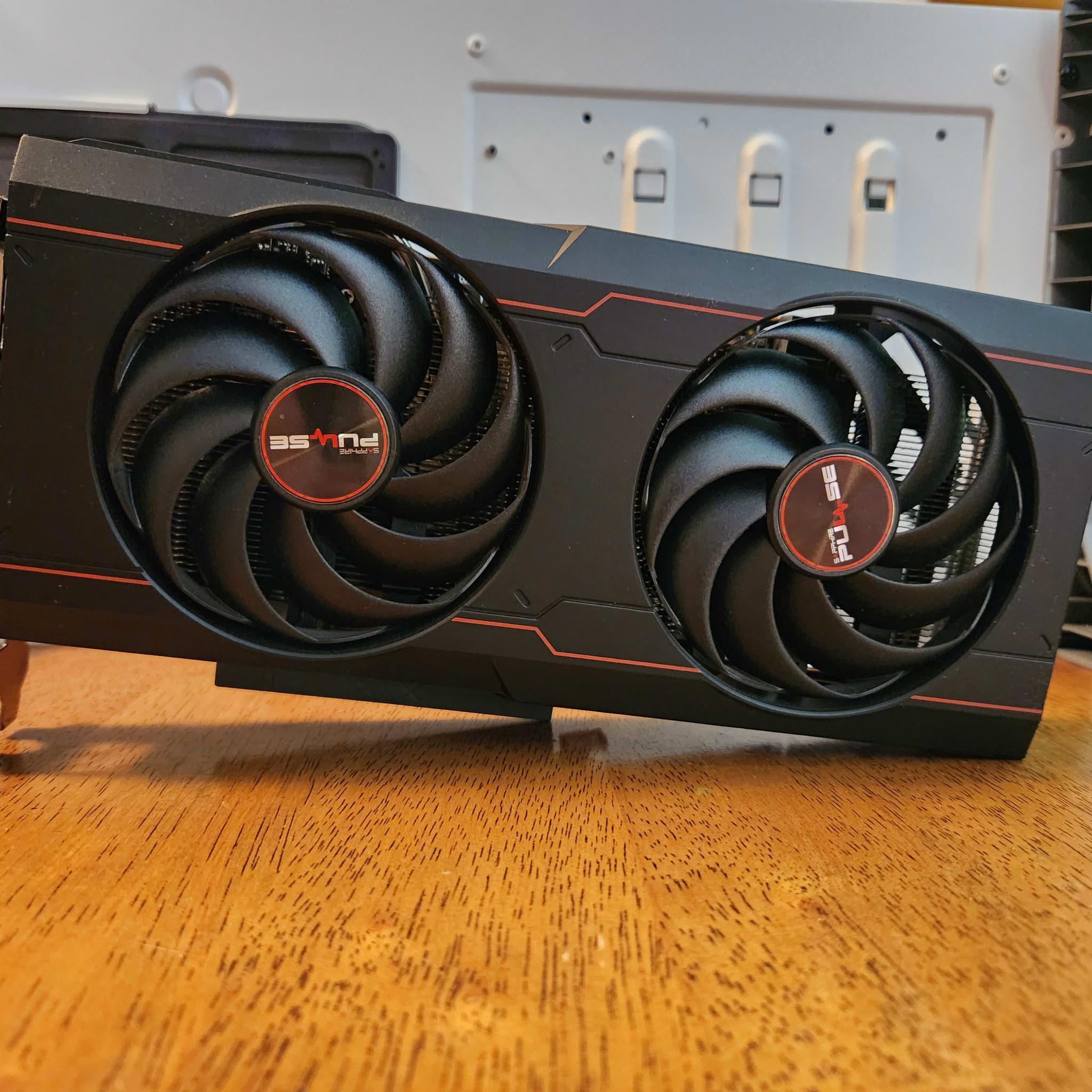 AMD RX 6600XT from Sapphire, 1080p gaming graphics card.