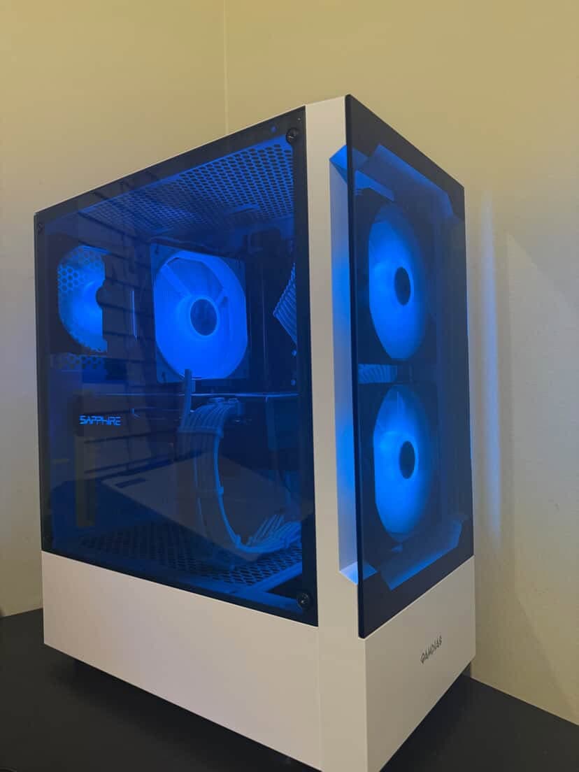 ❄️ White Phantom Gaming PC ❄️ | Intel i5 | Sapphire RX 580 4GB | 16GB DDR4 |