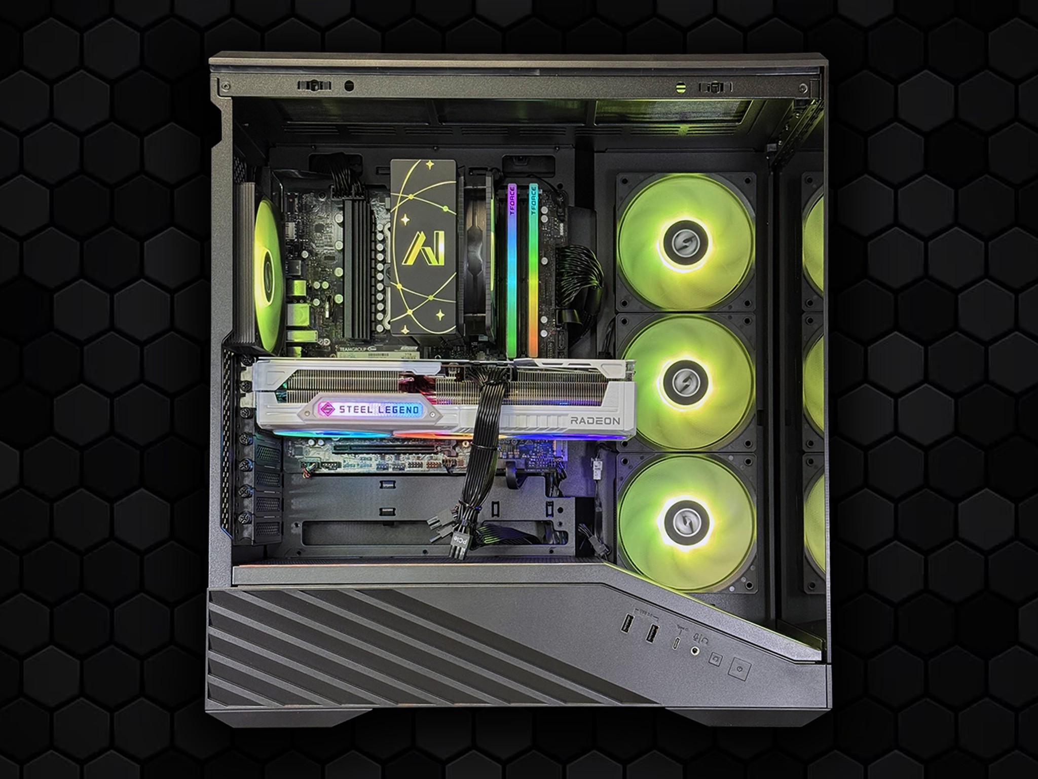 Ryzen 5 9600x | RX 9070 XT 16GB | 32GB DDR5 (6000 MT/s) | 1TB SSD | 850W Gold PSU | AI Vector