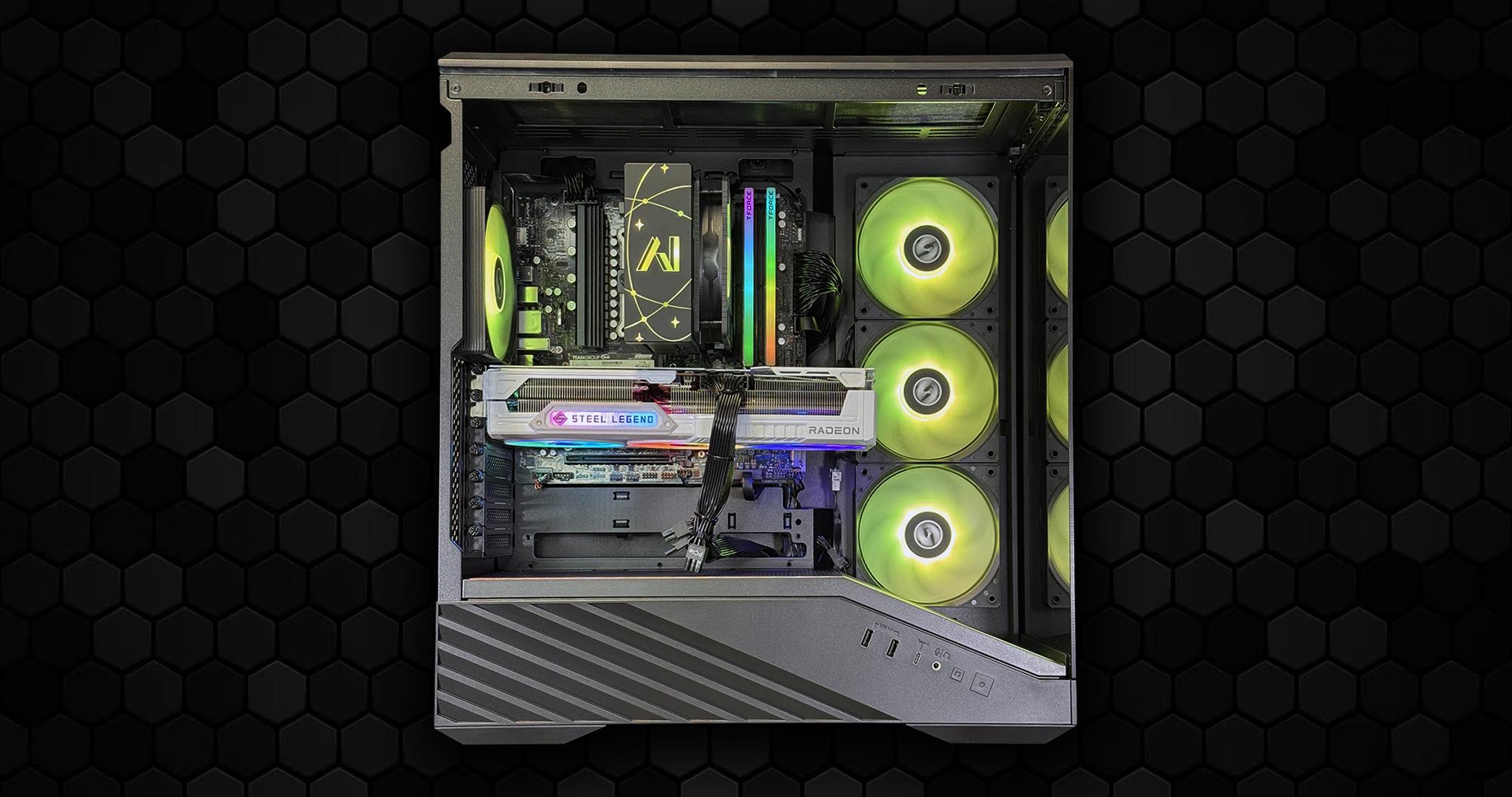 Ryzen 5 9600x | RX 9070 XT 16GB | 32GB DDR5 (6000 MT/s) | 1TB SSD | 850W Gold PSU | AI Vector