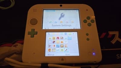 CUSTOM USED Sea Green Nintendo 2DS 64GB Handheld Console