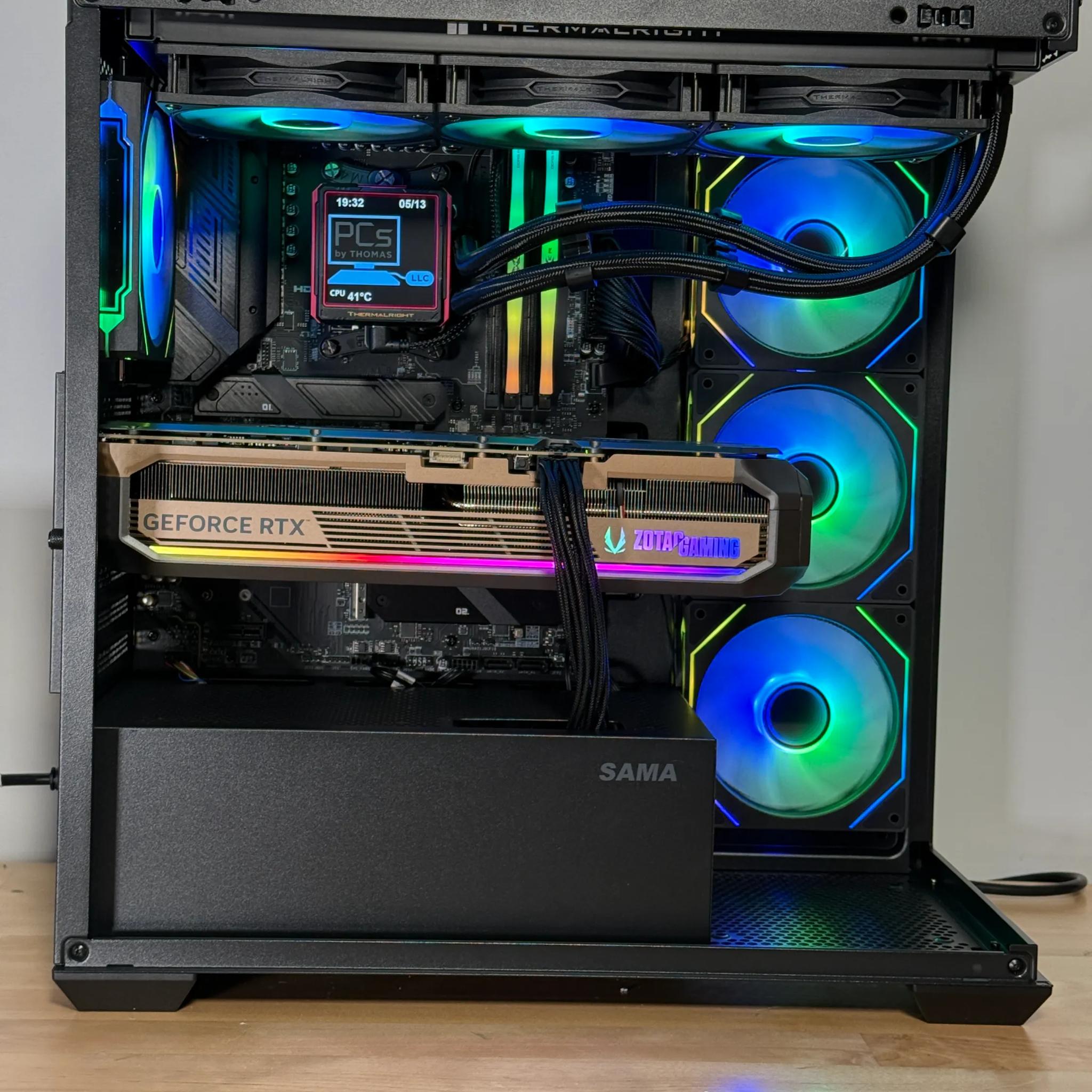 RTX 5090 Flagship Gaming PC 9800x3d 64gb DDR5 4TB NVME SSD