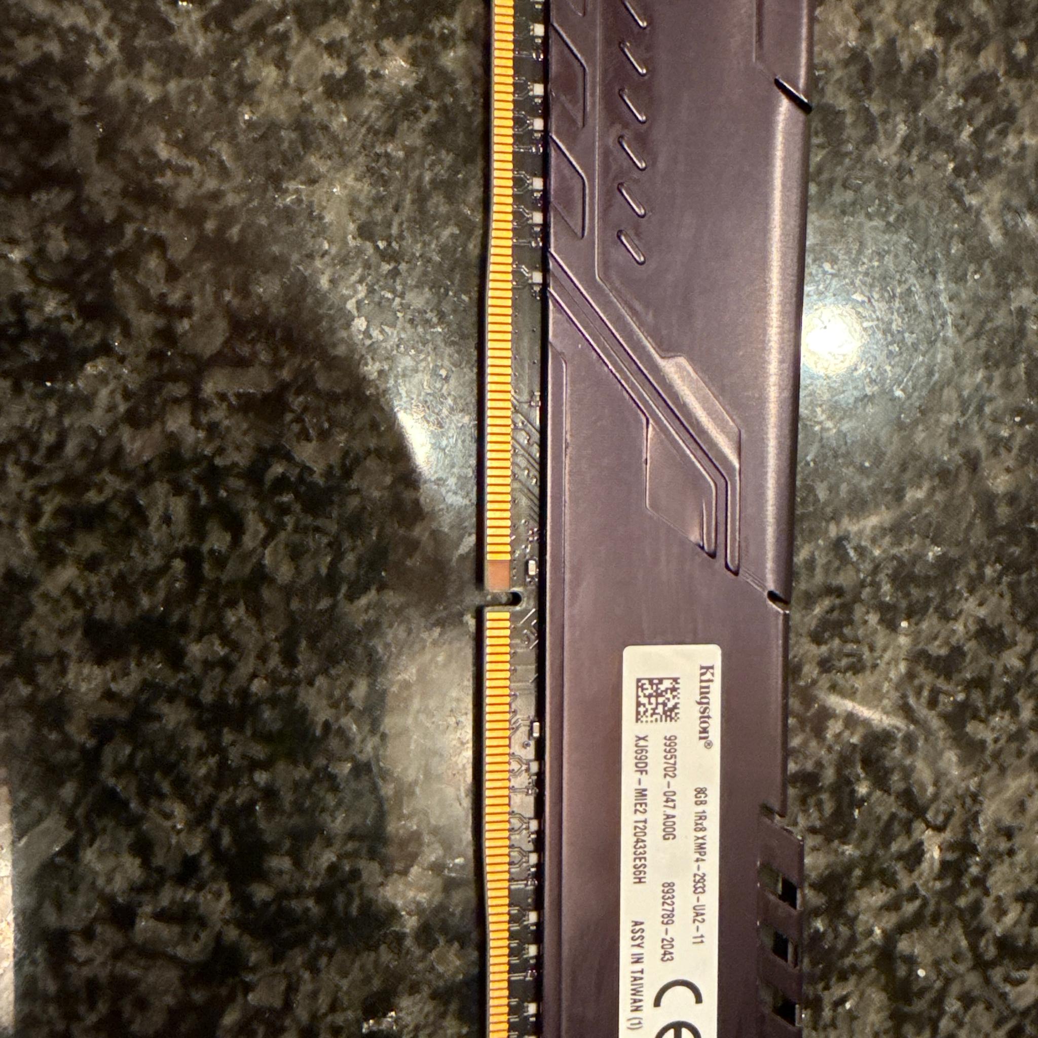 HyperX Fury 16gb kit DDR4 2933MHz