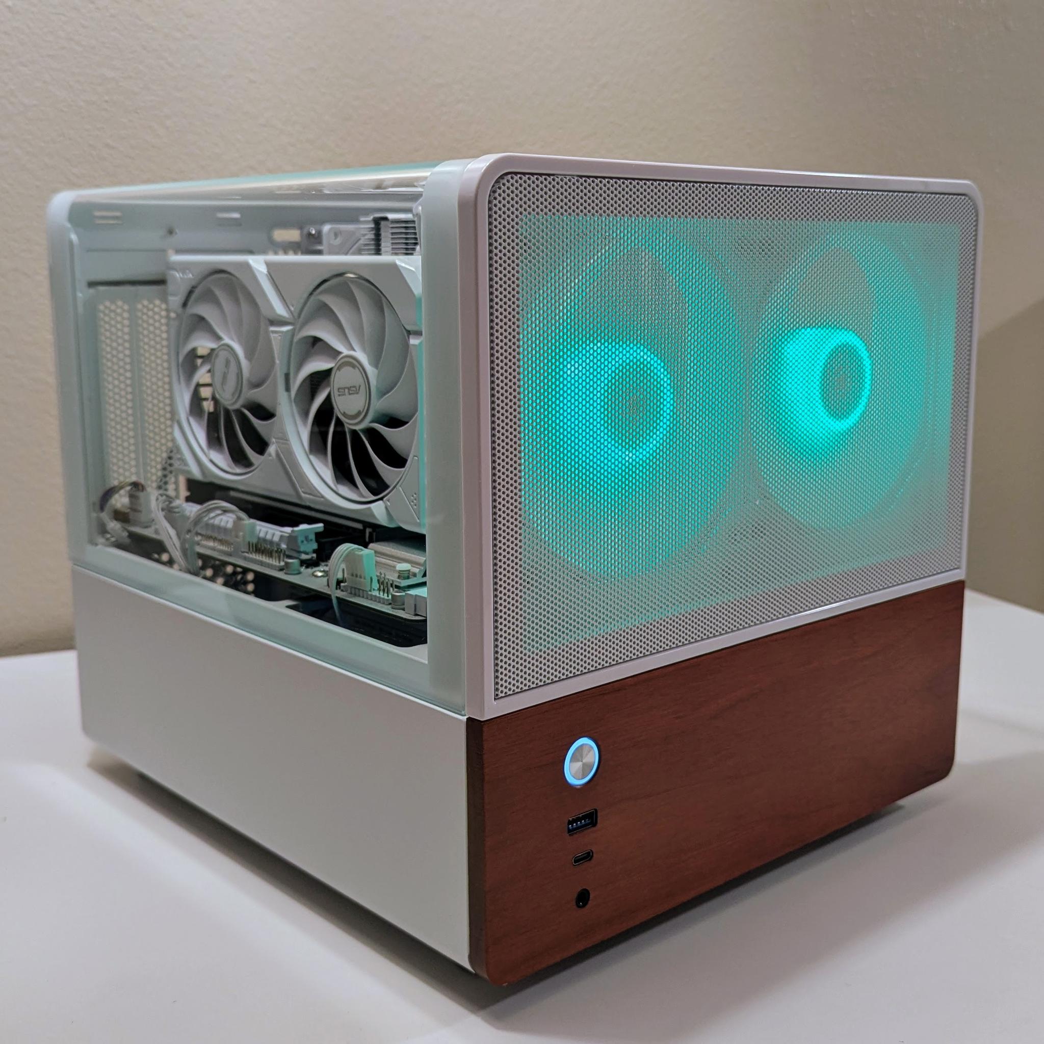 "Arctic Modern" - Minimalist White Build- 9060XT 16GB| Ryzen 7600X| 32GB DDR5| 1TB SSD|