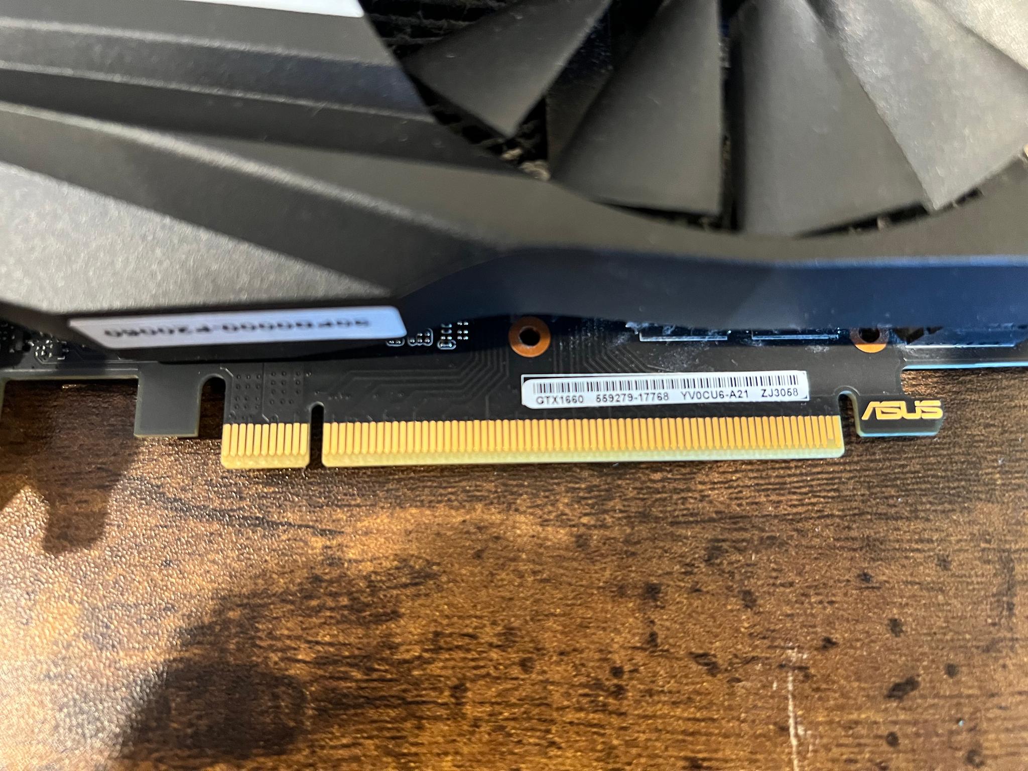 ASUS PHOENIX GTX 1660 6gb GPU