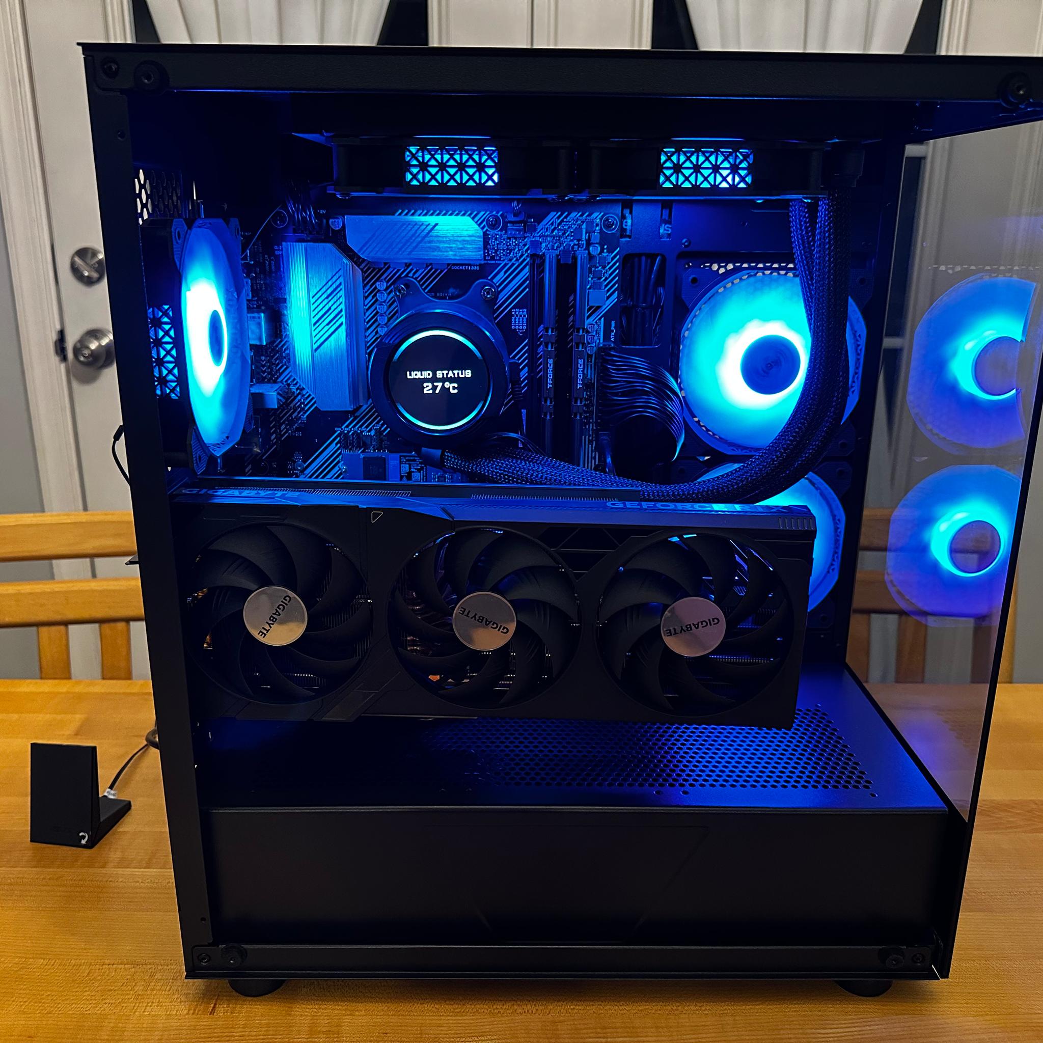 🧀🎂|RTX 4090, Ryzen 5800x3D, 32gb DDR4, 2tb NVMe, WiFi Equipped, ARGB Gaming/Streaming/Content PC!