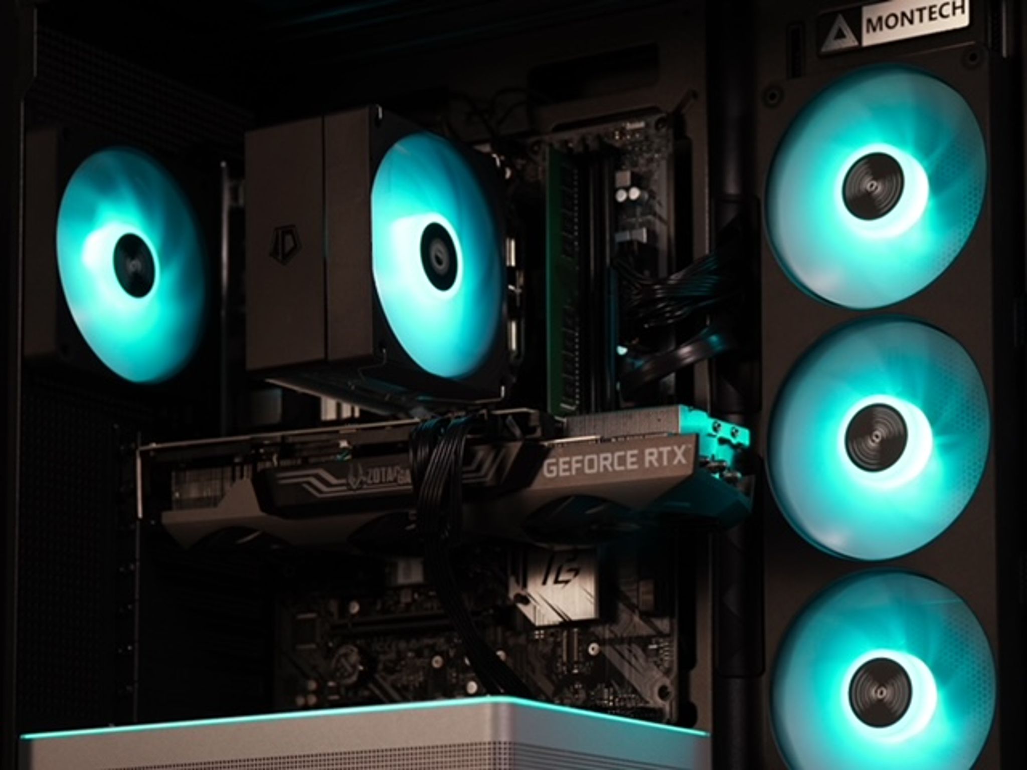 Clean Enthusiast Gaming PC - Ryzen 7 5700, RTX 3080, 32GB RAM, 1TB SSD