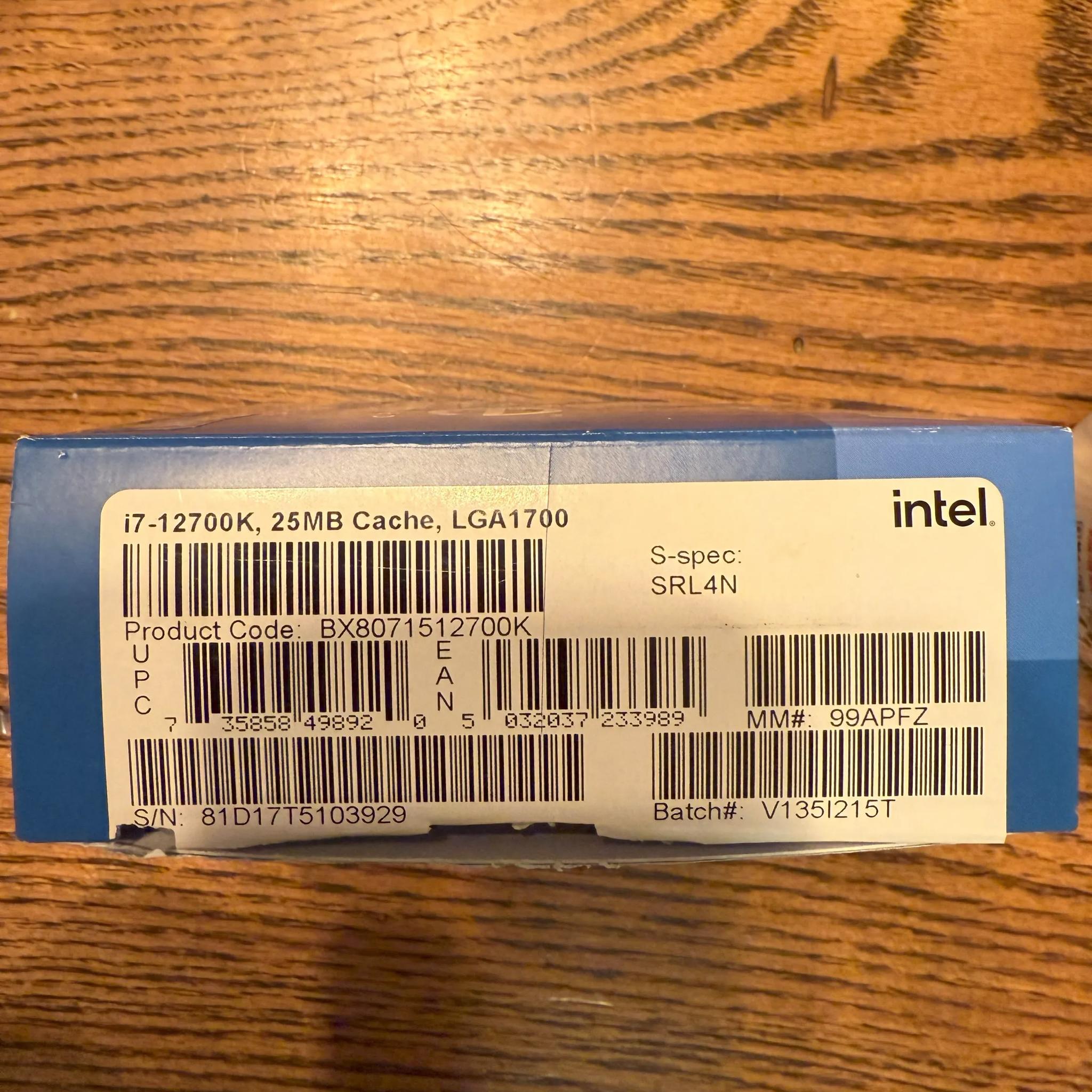 I7 - 12700K