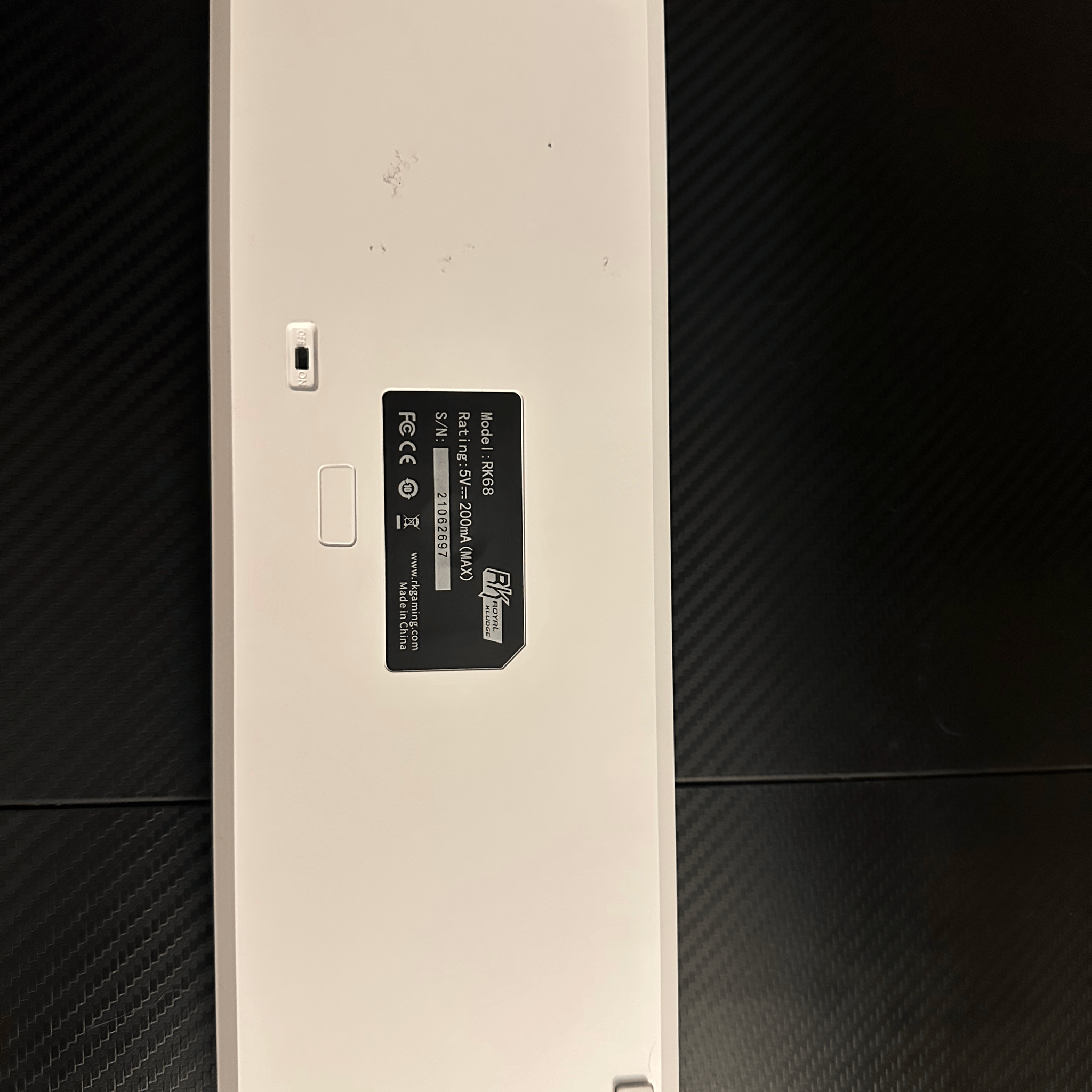 RK Royal Kludge 65%, White, Great condition