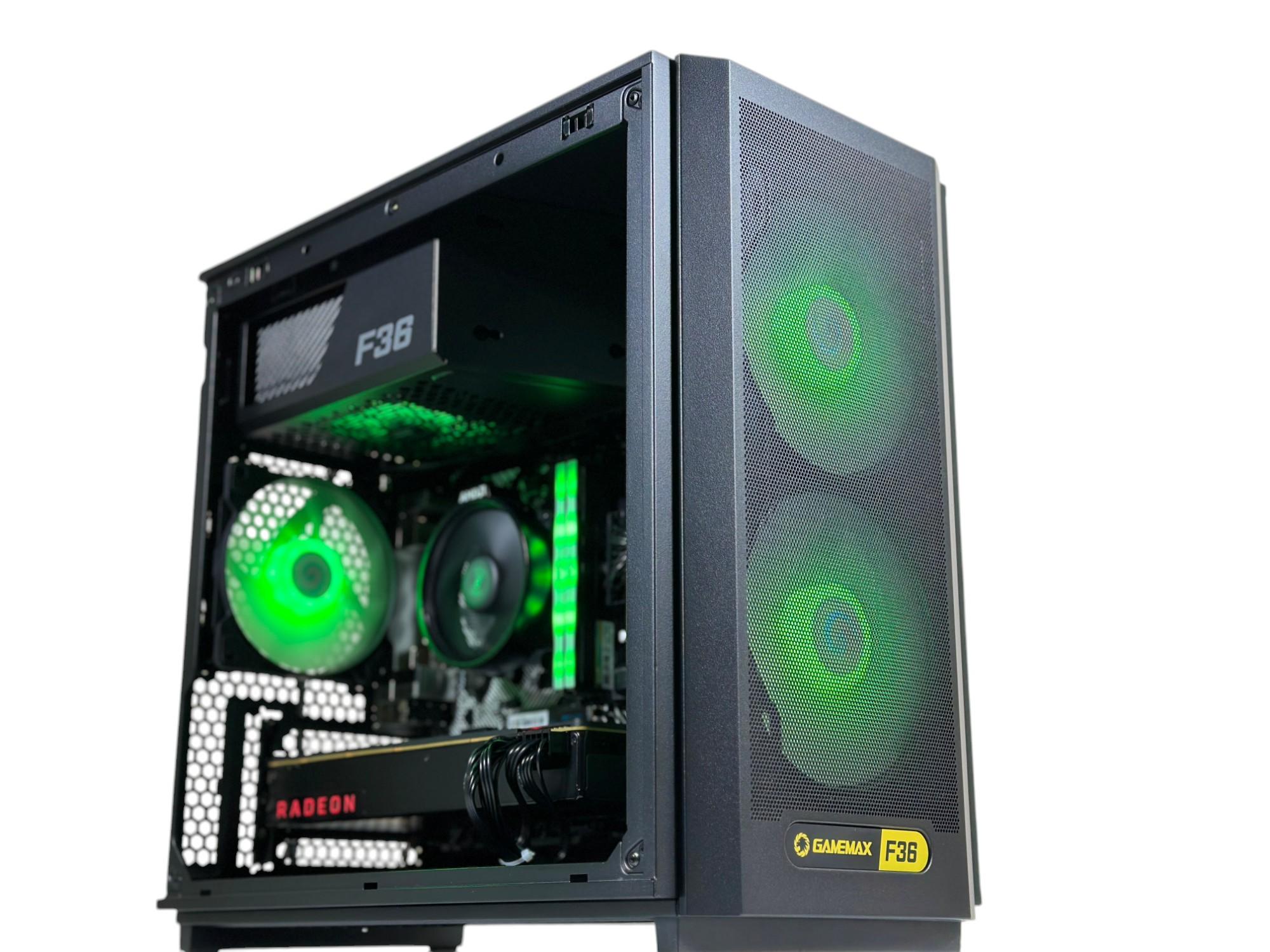 ⚫🤖⚔️Gaming PC🌌AMD RX VEGA 64 8GB🌌AMD Ryzen 2600 6 core🌌16GB DDR4🌌512GB SSD