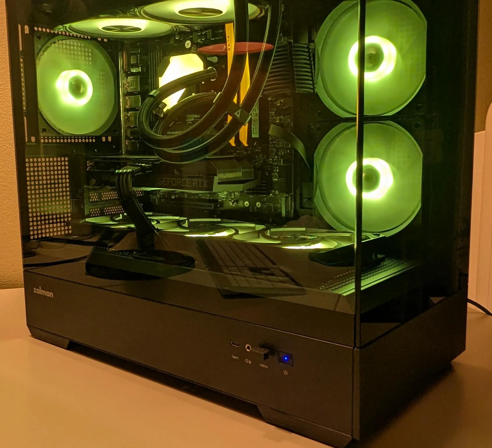 |RTX 3060 12GB| RYZEN 5600X| 16GB DDR4| 1TB M.2 SSD|240MM AIO|WIFI| 8 ARGB FANS| WIN 11 PRO
