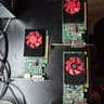 Lot of 3 Display Adapters: 2x GT 730 + 1x R5 340X