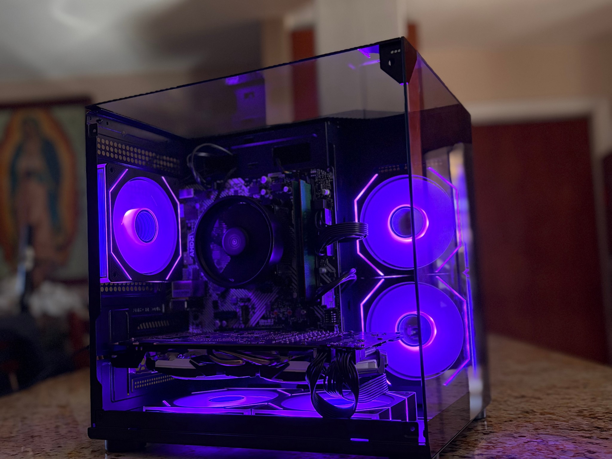 Black Budget Gaming PC | GTX 1080 8GB | RYZEN 5 3600 | 16GB RAM | 1TB SATA SSD | Wi-Fi + BT