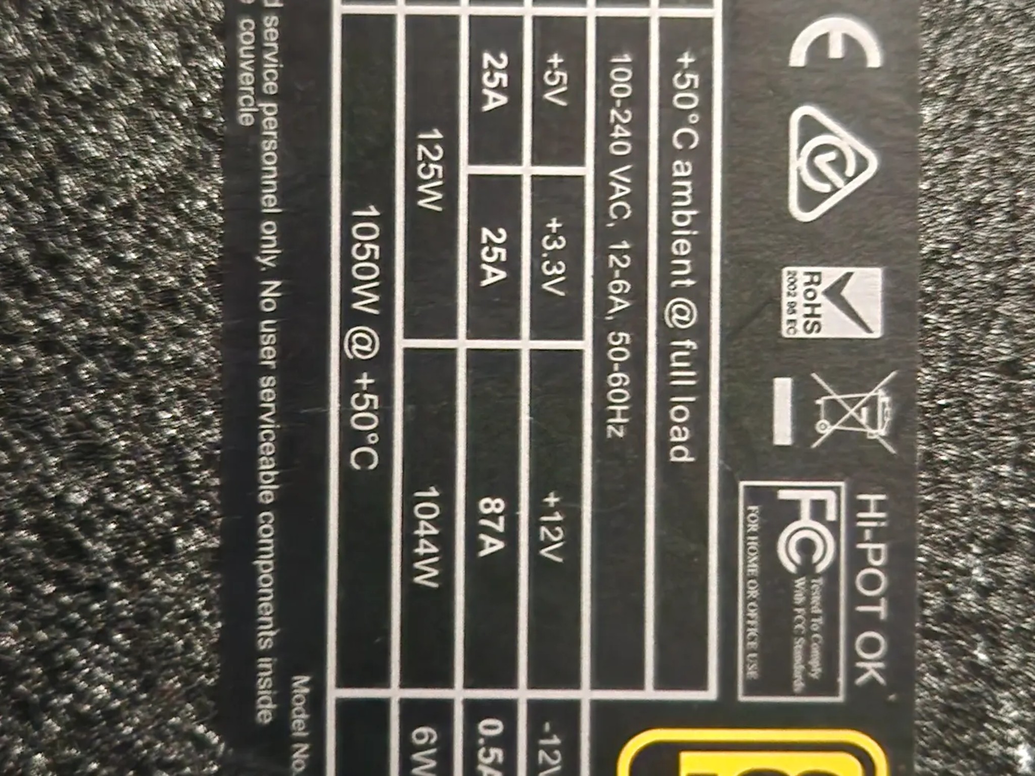 EVGA 1050g supernova