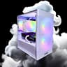🧊Polar❄️: RTX 3060 TI + Ryzen 5 5500 + 32GB DDR4 Grey RAM + 1TB SSD + 4 Fans ( White RGB Gaming PC )
