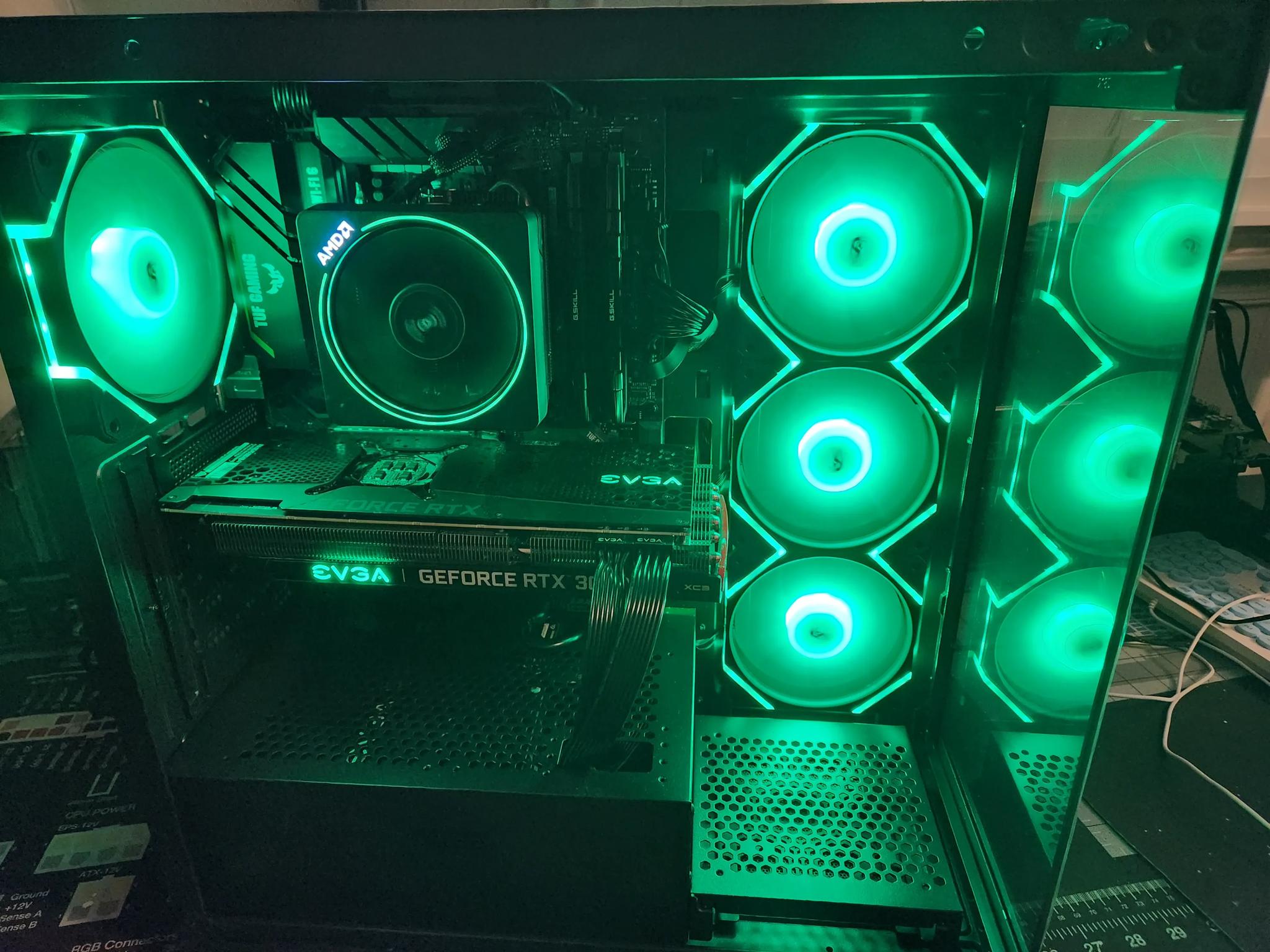 The Green machine II RTX 3080/ Ryzen 9 3900x! 1440P gaming/streaming BEAST!!!