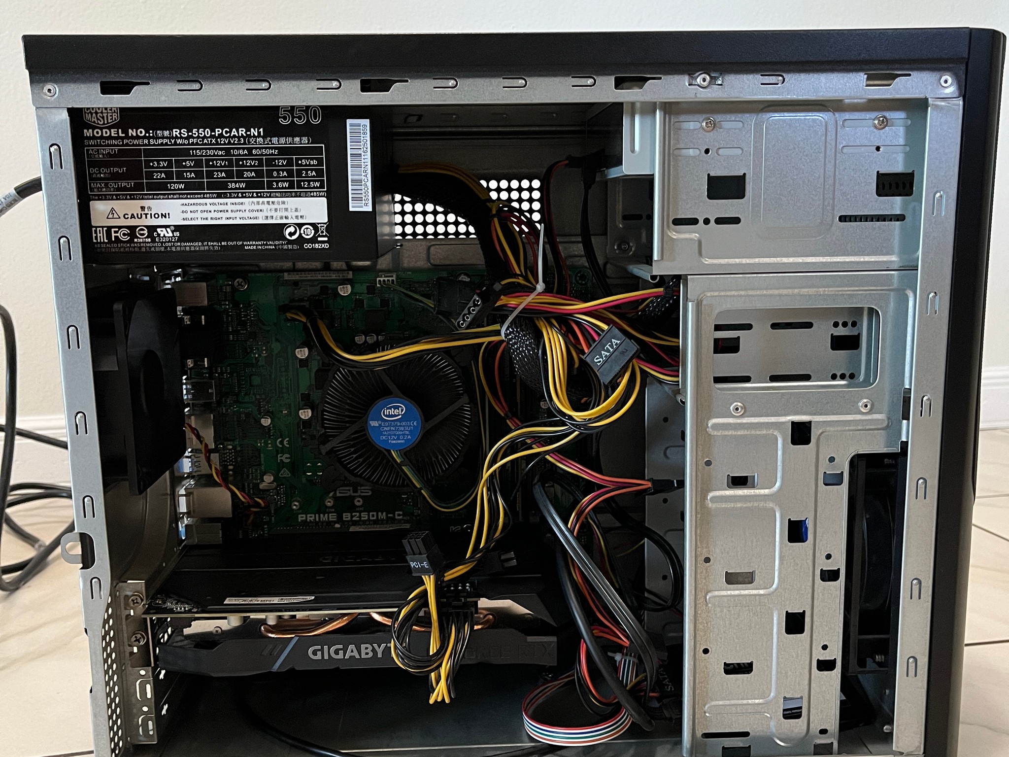 NVIDIA RTX 2060, Intel Core i5-7500, 16GB RAM, 480 GB SSD - Sleeper Office Gaming PC w/ Wi-Fi & BT