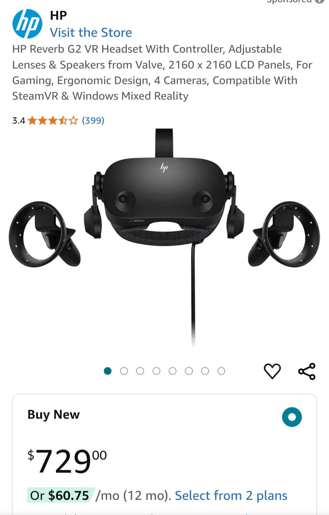 Used HP Reverb G2 V2 - Please Read Description!