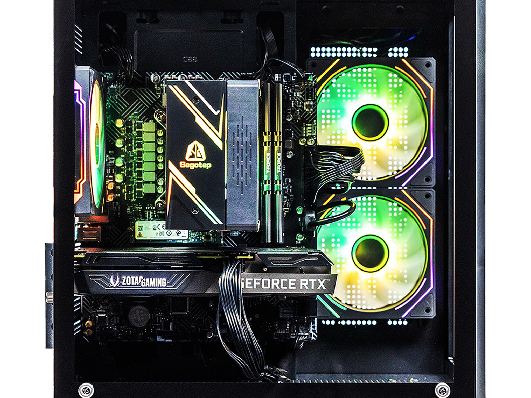 NextGen Gaming PC Desktop The Aquacore i5-12400F 4.4GHz, RTX 3060 TI, 512GB NVME SSD, 16GB DDR4