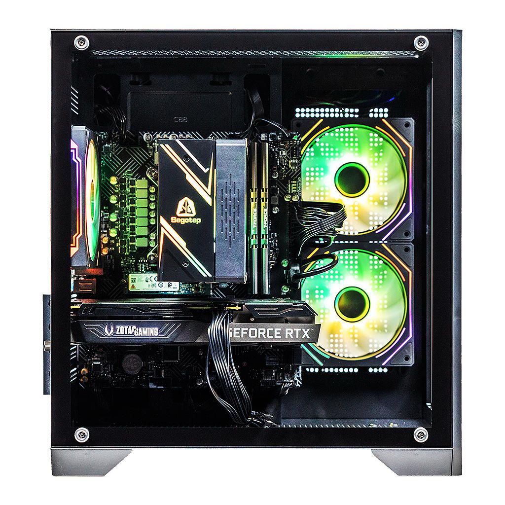 NextGen Gaming PC Desktop The Aquacore i5-12400F 4.4GHz, RTX 3060 TI, 512GB NVME SSD, 16GB DDR4