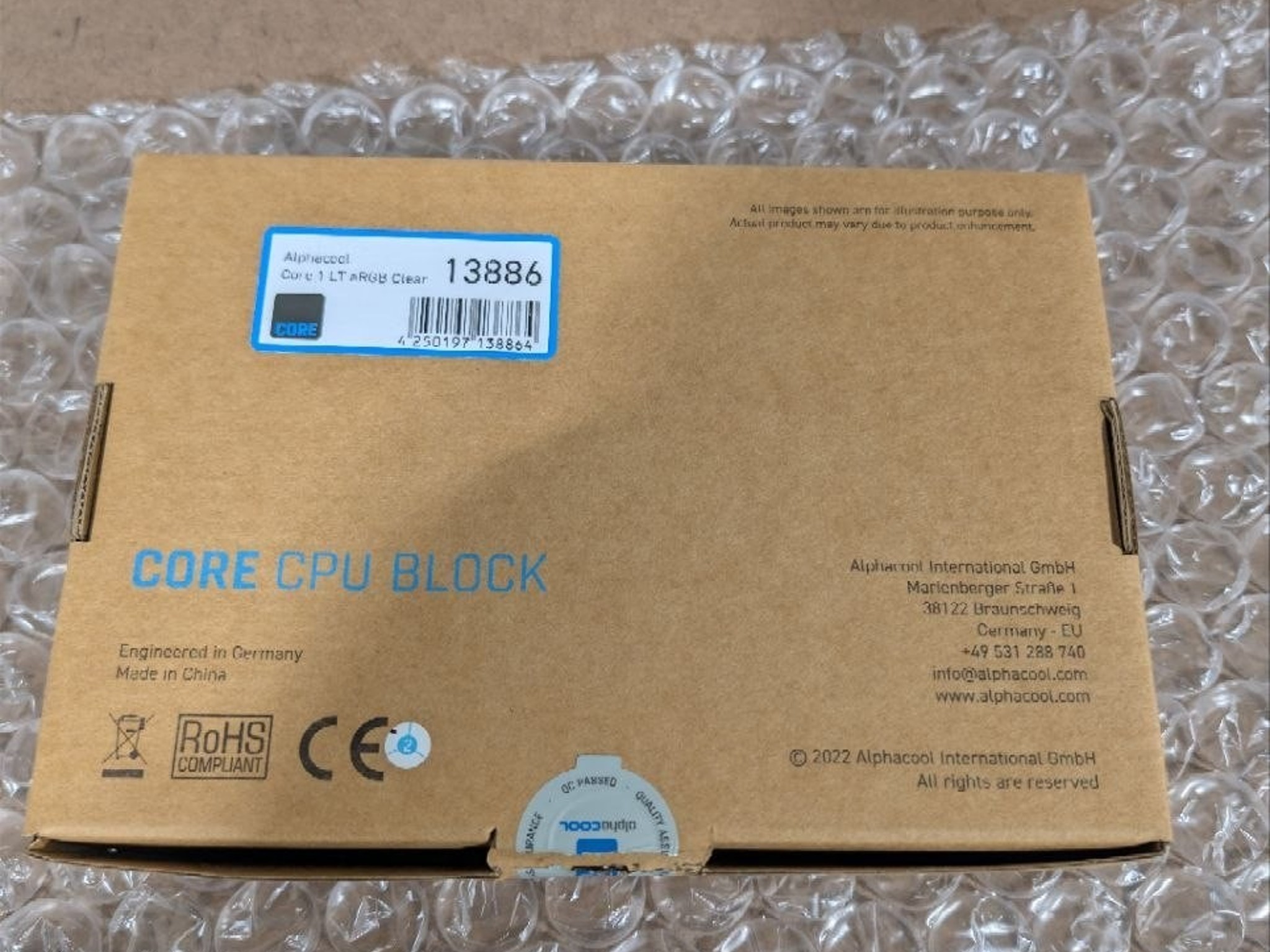 Alphacool Core 1 LT Aurora Acrylic (13886)