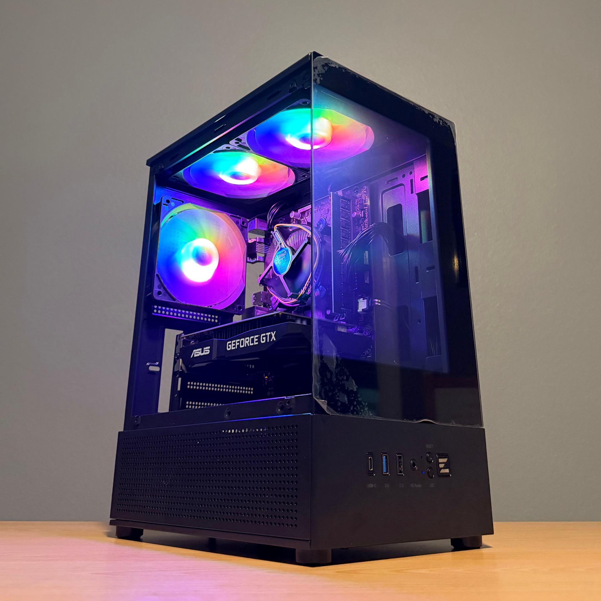 RGB Budget Gaming PC - i5 8400 - GTX 1650 - 16GB RAM - 480GB SSD