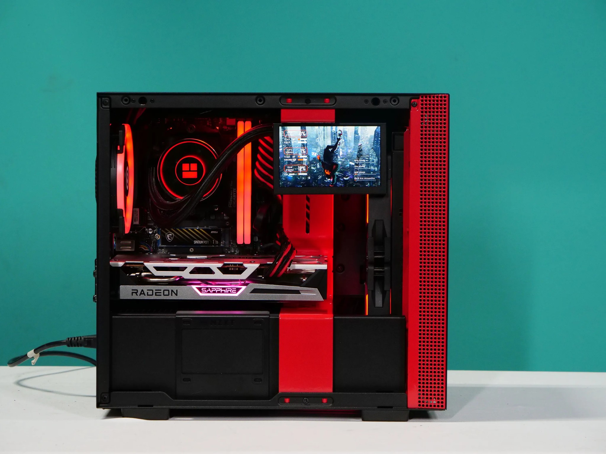 UCW Ready to Play "Seeing Red MK2" ITX Build (Ryzen 5-5600x + RX6600XT 8gb + 32gb RAM) Free Ship!