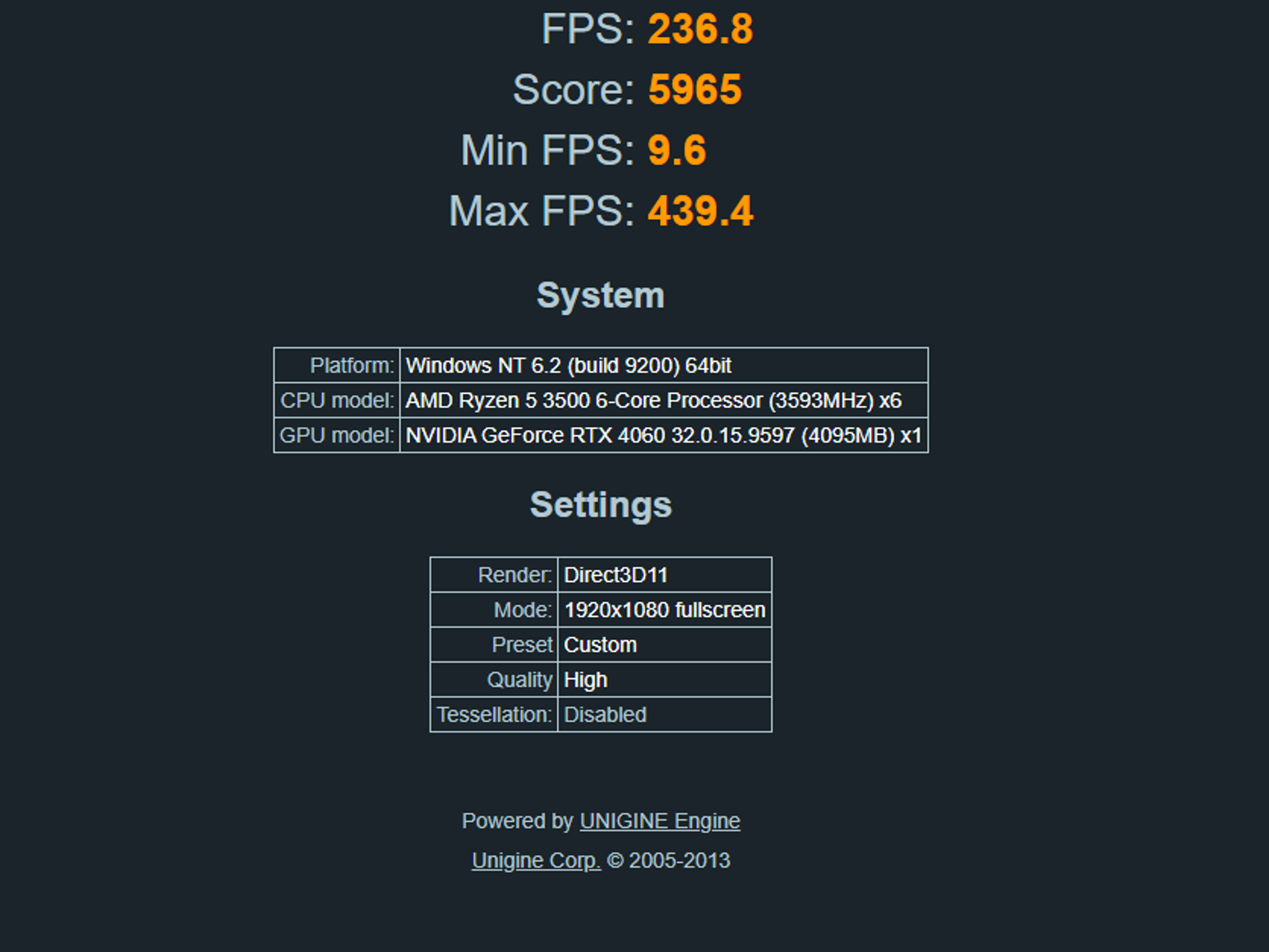 Curved Glass MATX - RTX 4060 Gaming PC | Ryzen 5 3500 | 16GB RAM | 512GB NVMe