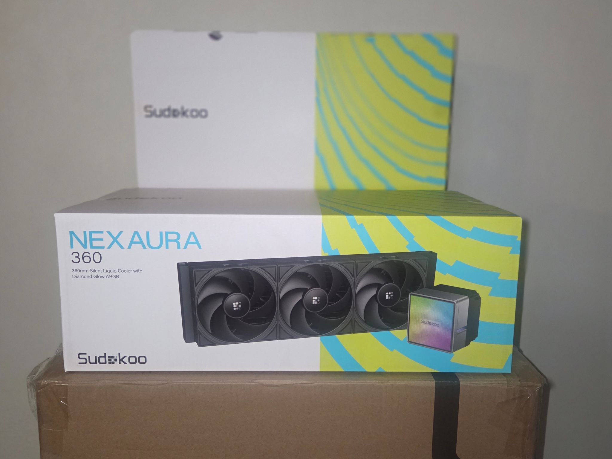 AIO CPU COOLER Sudokoo NEXAURA 360 Black Infinity Mirrors Plus Edition--3-year warranty
