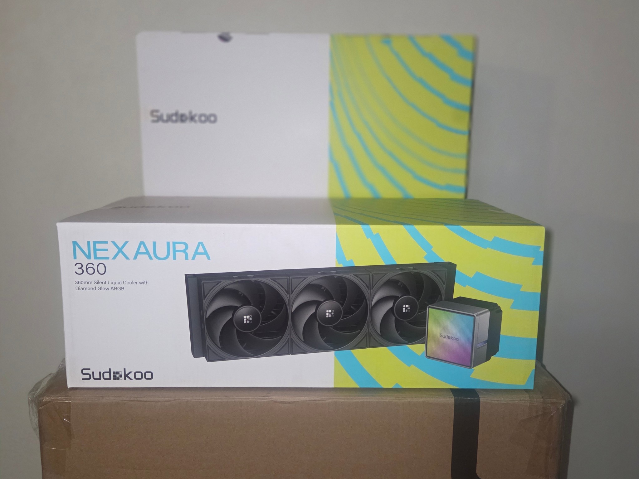 AIO CPU COOLER Sudokoo NEXAURA 360 Black Infinity Mirrors Plus Edition--3-year warranty