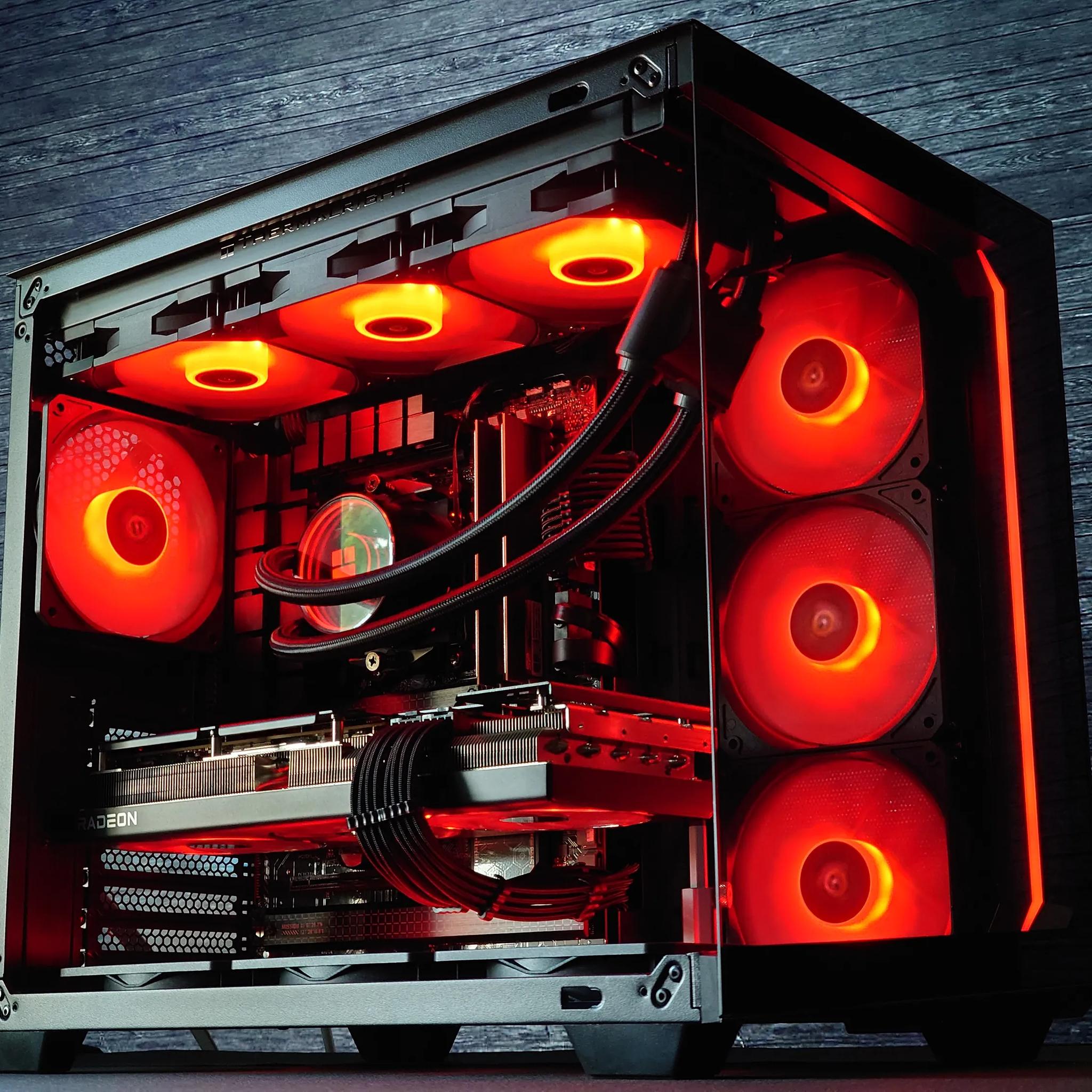 🌌🌑Dark Nebula🔭Liquid Cooled Gaming PC🔭AMD RX 7800 XT 16GB🔭Ryzen 5 7500F🔭32GB DDR5🔭1TB