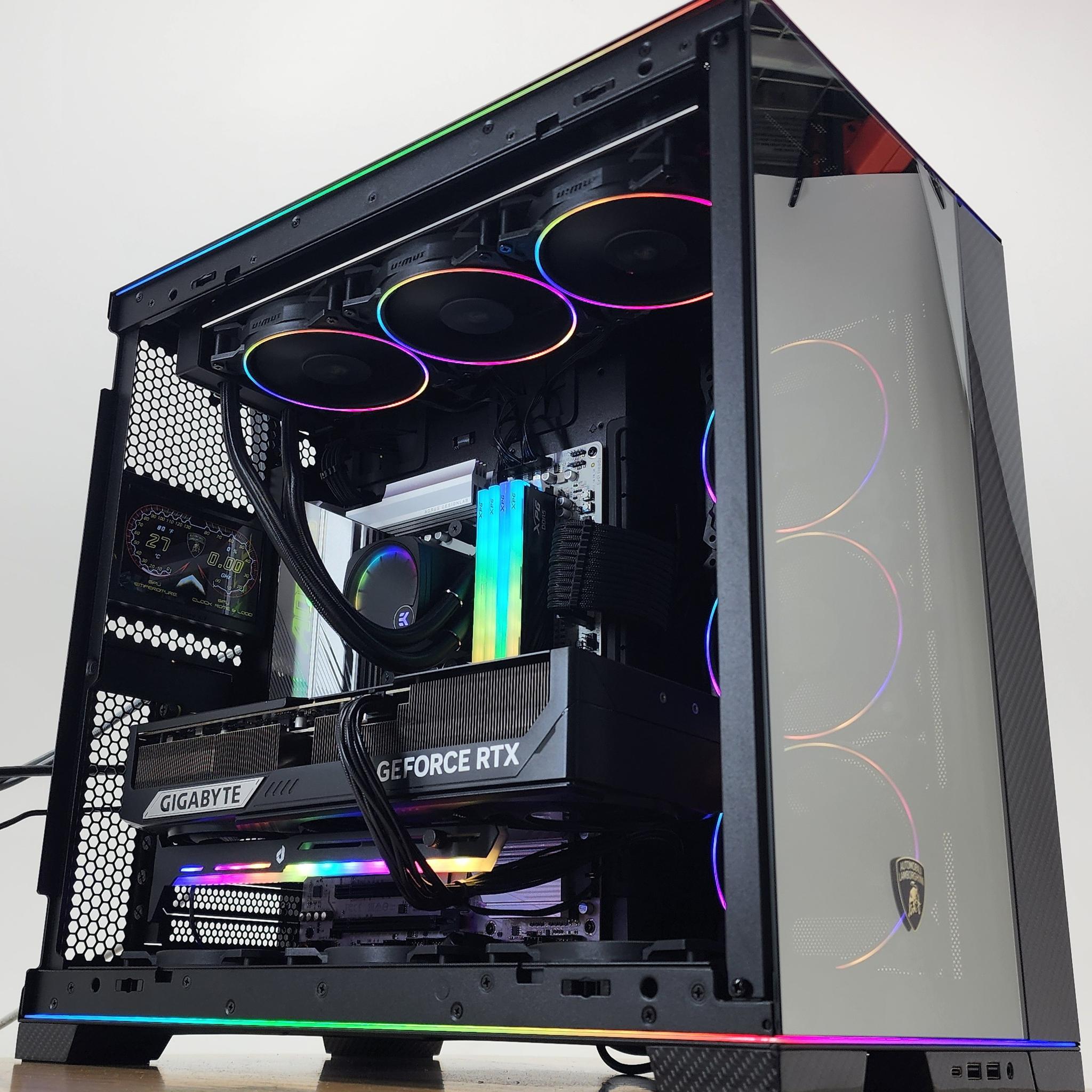 Gaming PC Ryzen 7 9800X3D 64GB RAM 4TB SSD RTX 5090 32GB Windows 11 Computer