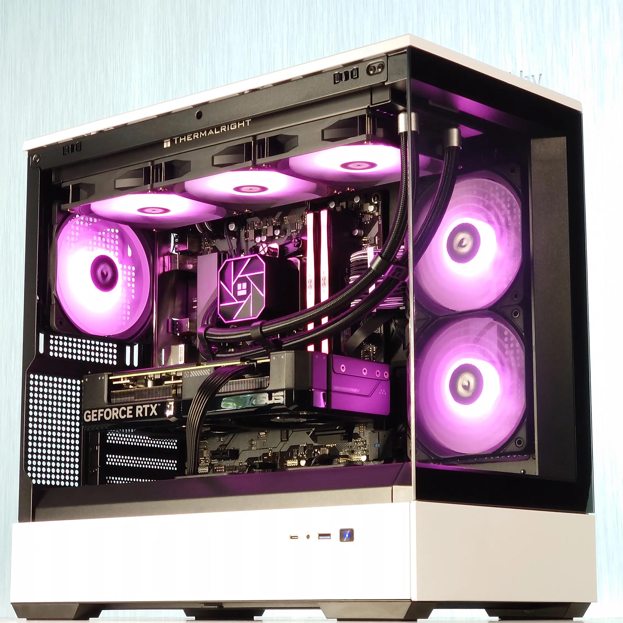 🌚🌌1440P-4K Gaming PC🔘Nvidia RTX 4070 Super 12GB🔘AMD Ryzen 7 8700F🔘32GB DDR5🔘1TB SSD
