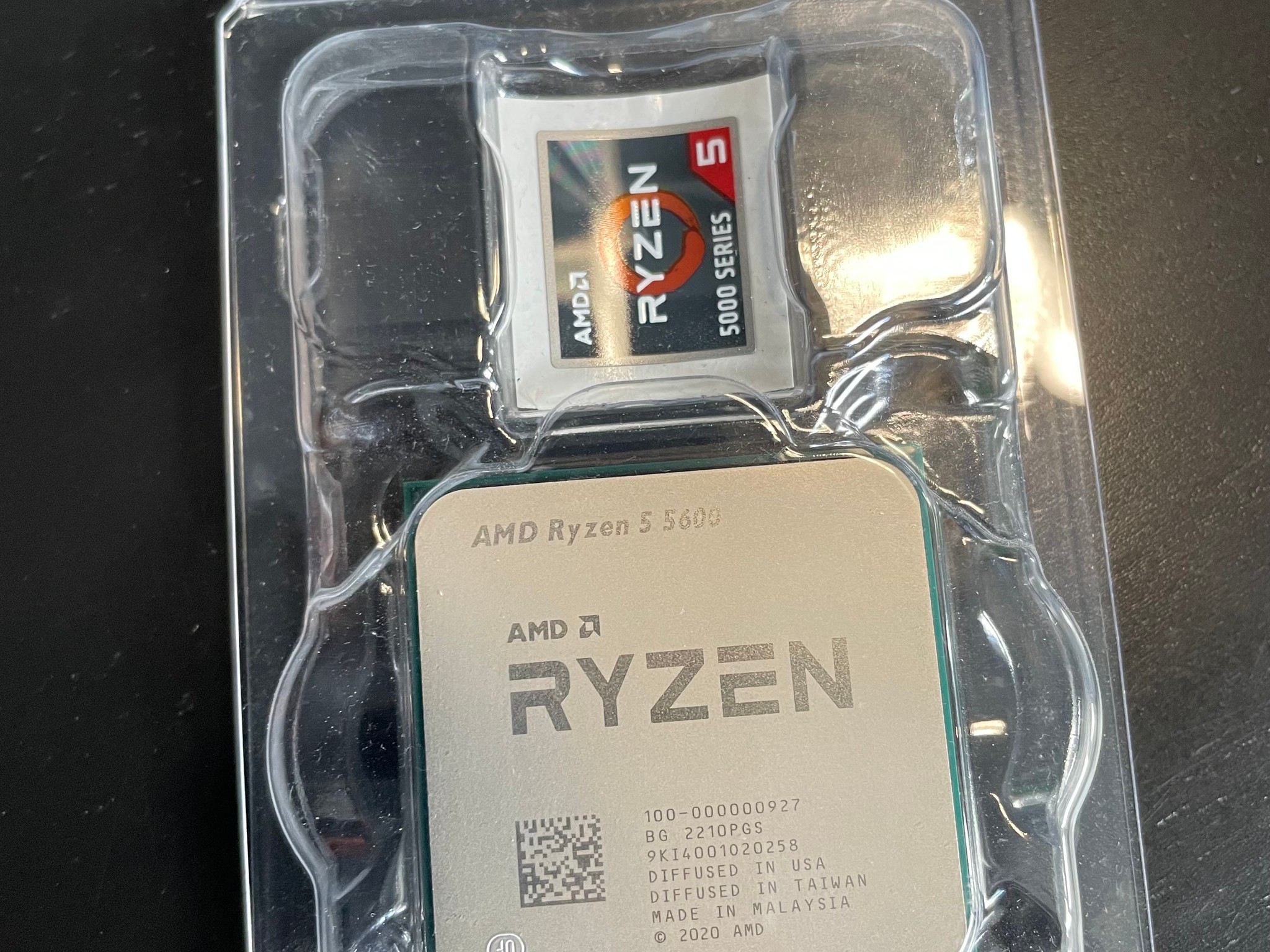 AMD Ryzen 5 5600 6 core 3.5Ghz AM4 with OEM Cooler