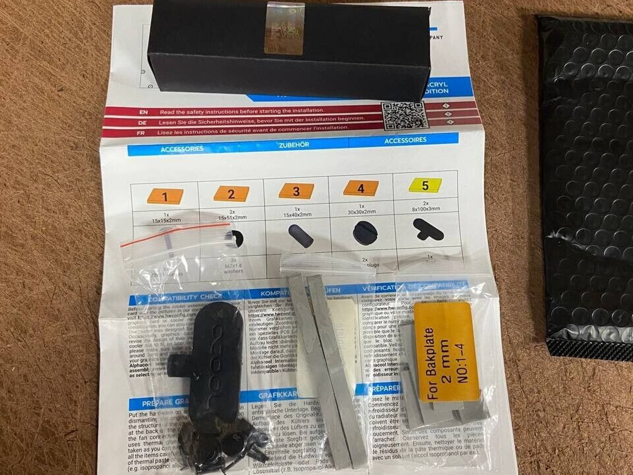 Alphacool Eisblock Aurora GPX-N Acryl Active Backplate 3090 TI Founders Edition